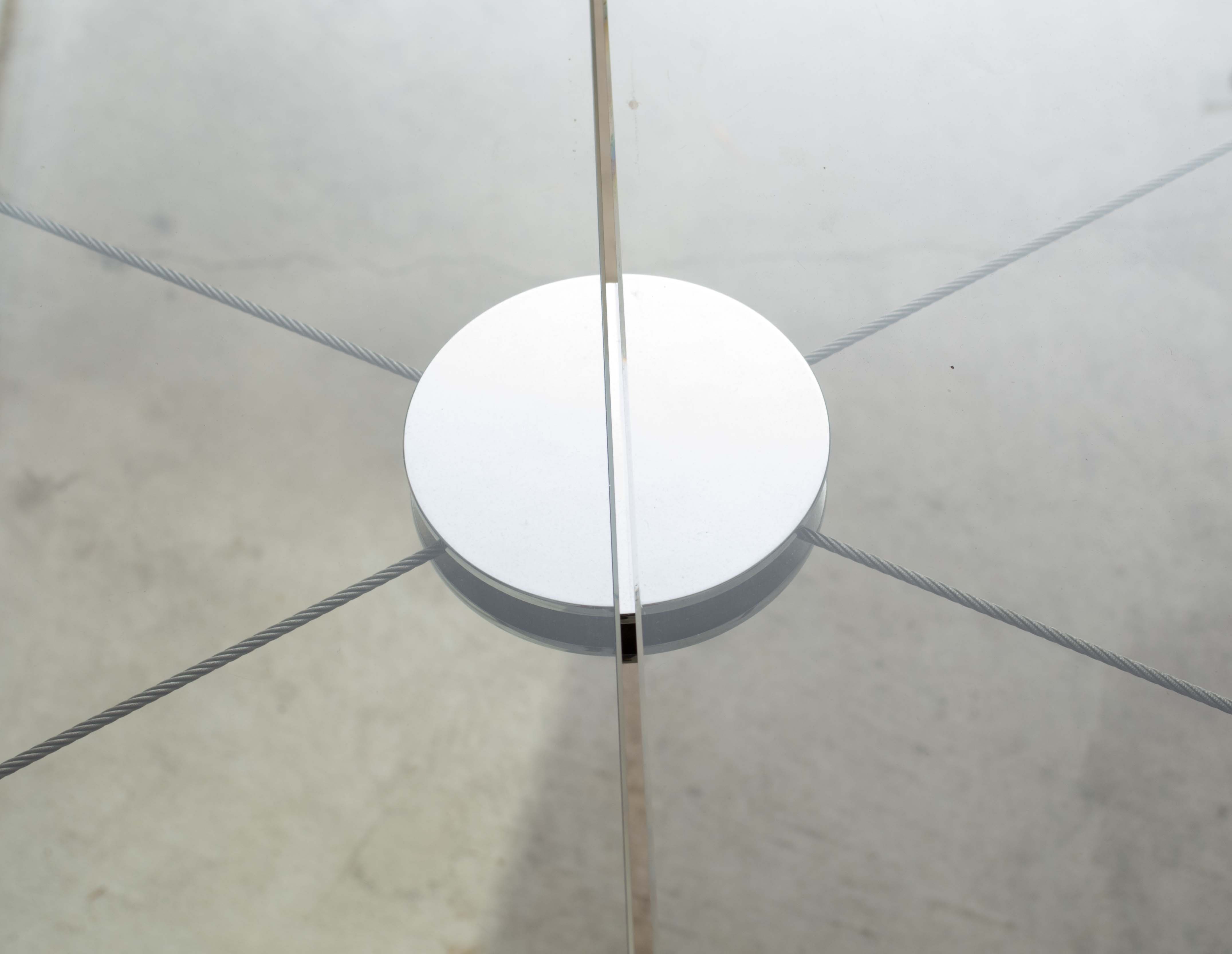 Modern Glass Dining Table by David Lange