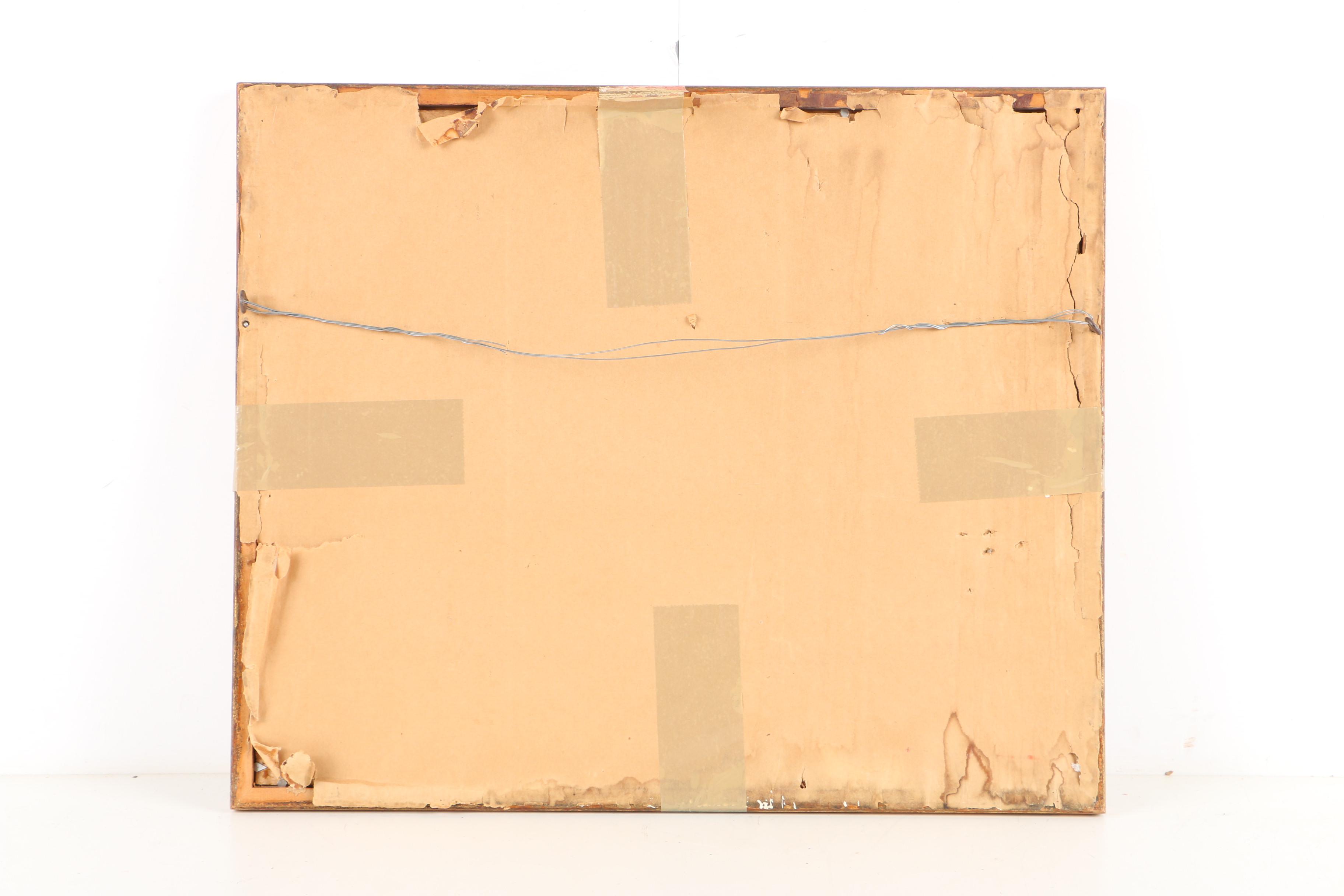 K. Seki Watercolor Painting on Paper of Landscape