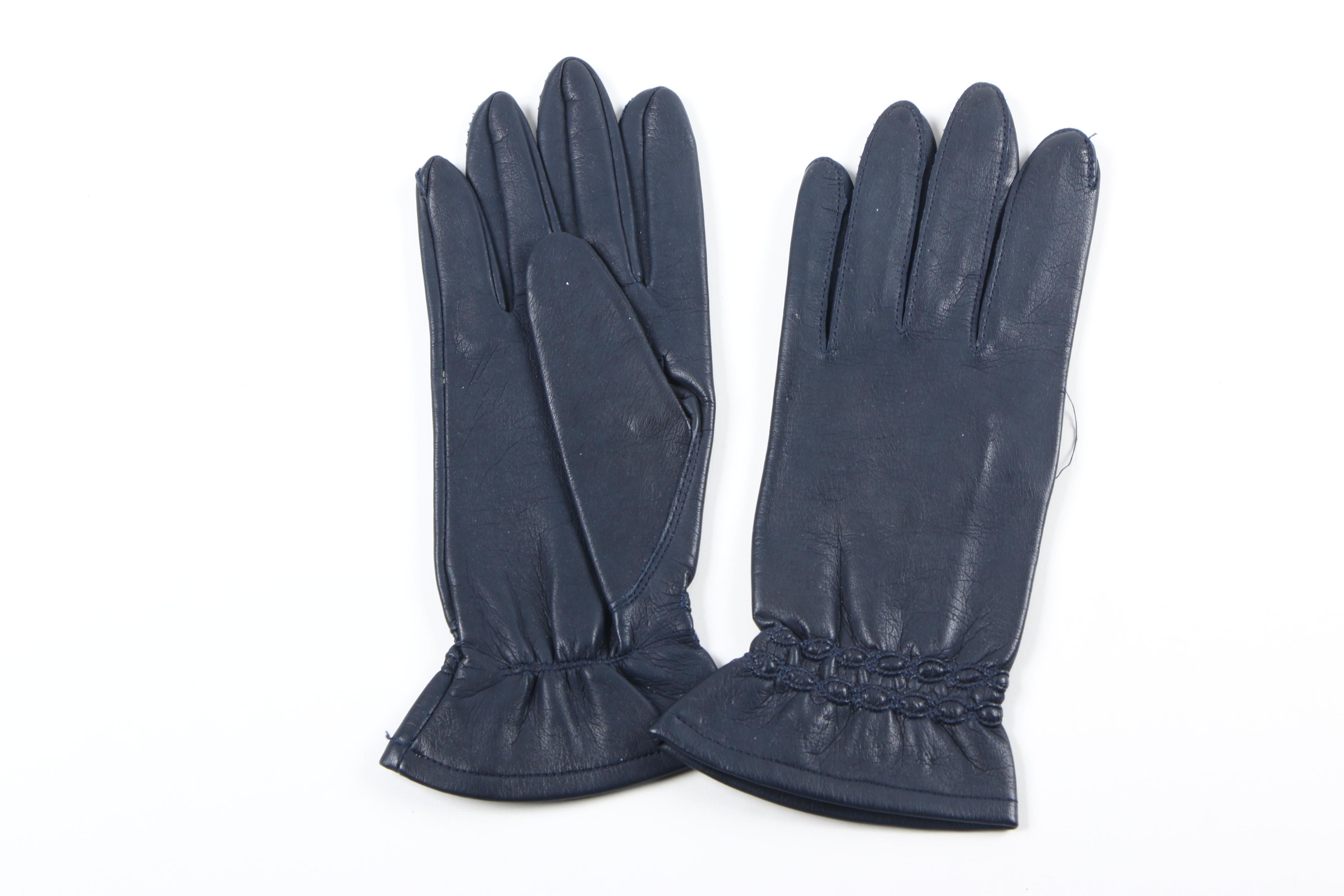 Women's Vintage Gloves Including Leather