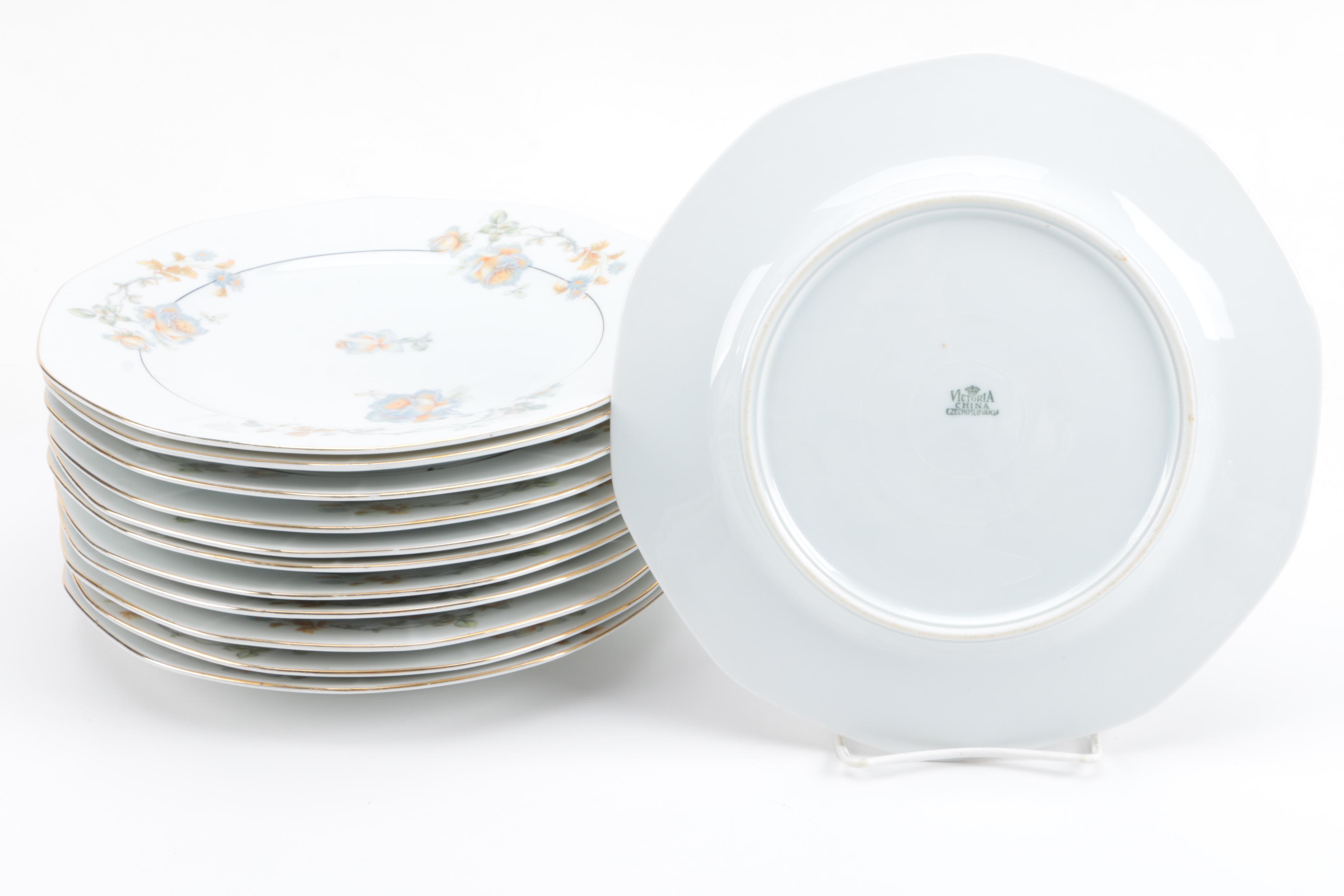 Vintage Victoria China Porcelain Tableware