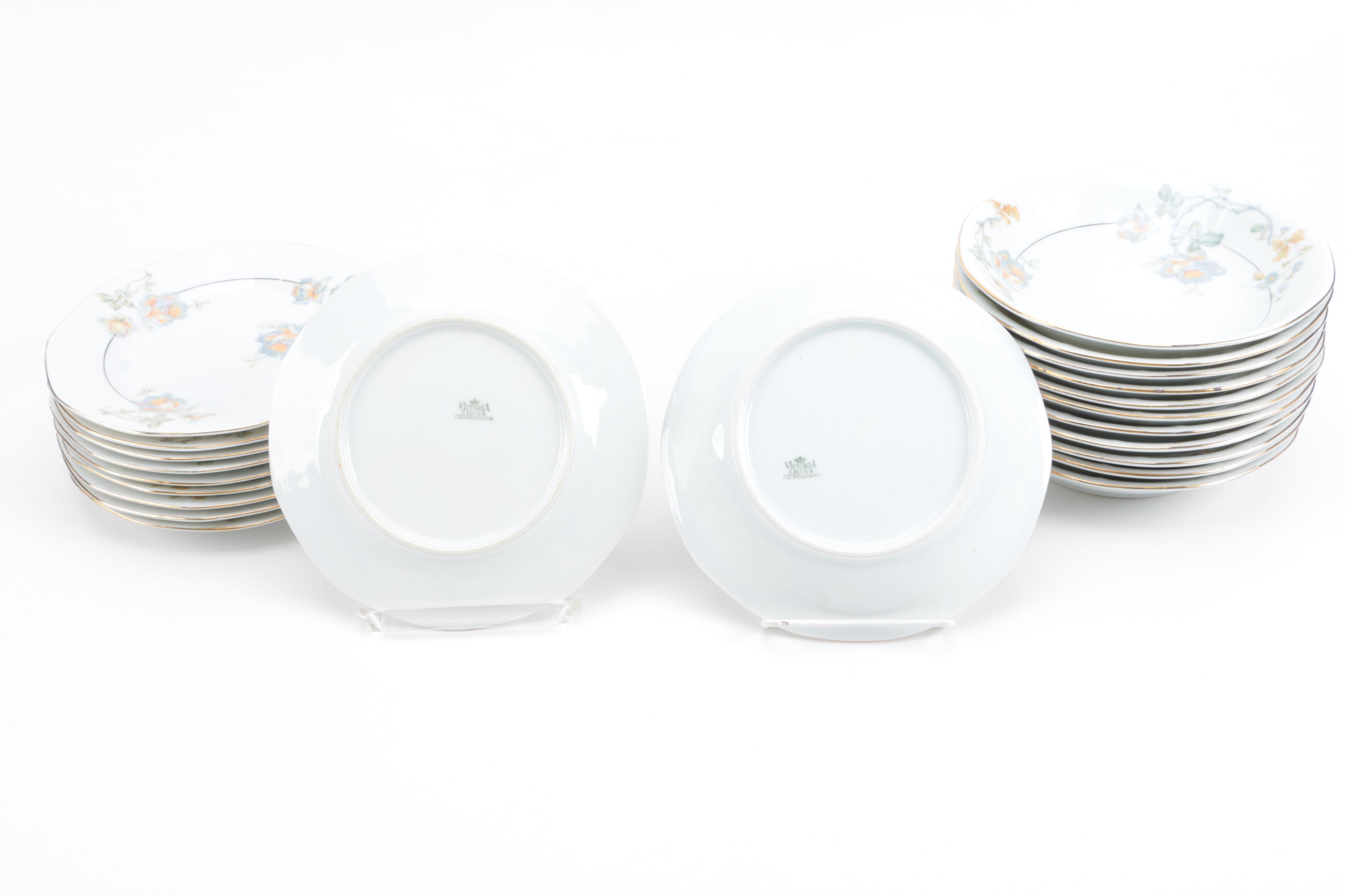 Vintage Victoria China Porcelain Tableware