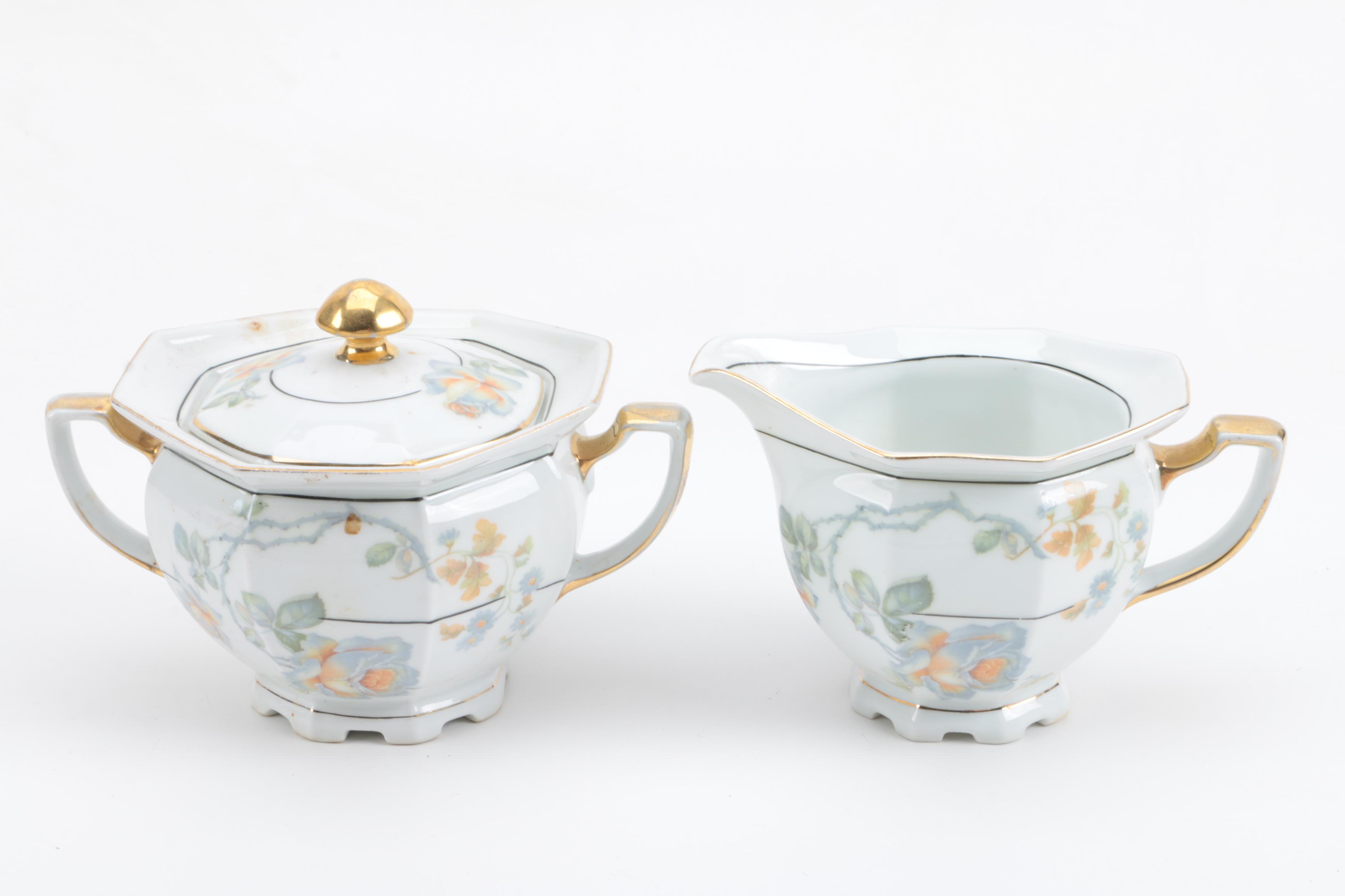 Vintage Victoria China Porcelain Tableware