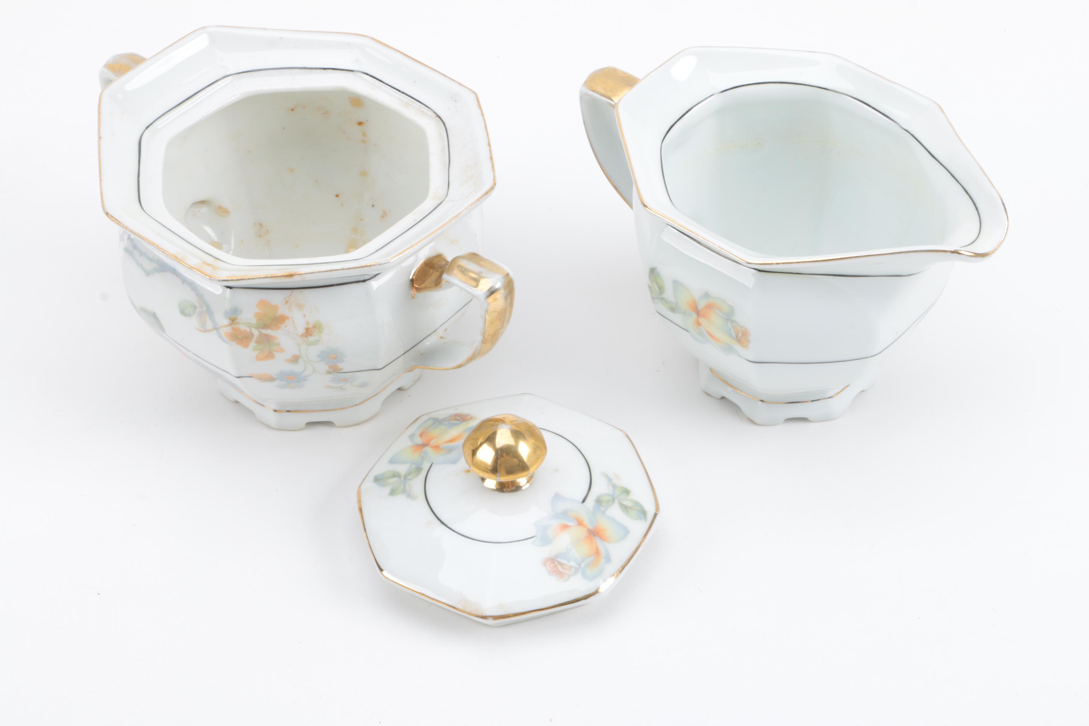 Vintage Victoria China Porcelain Tableware