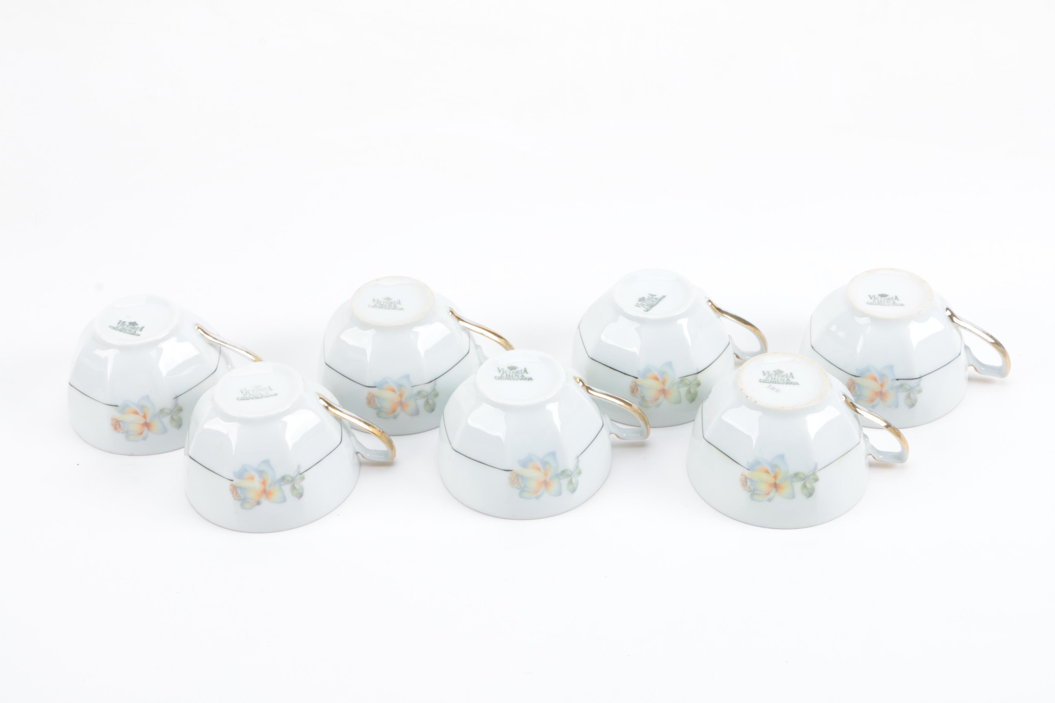 Vintage Victoria China Porcelain Tableware