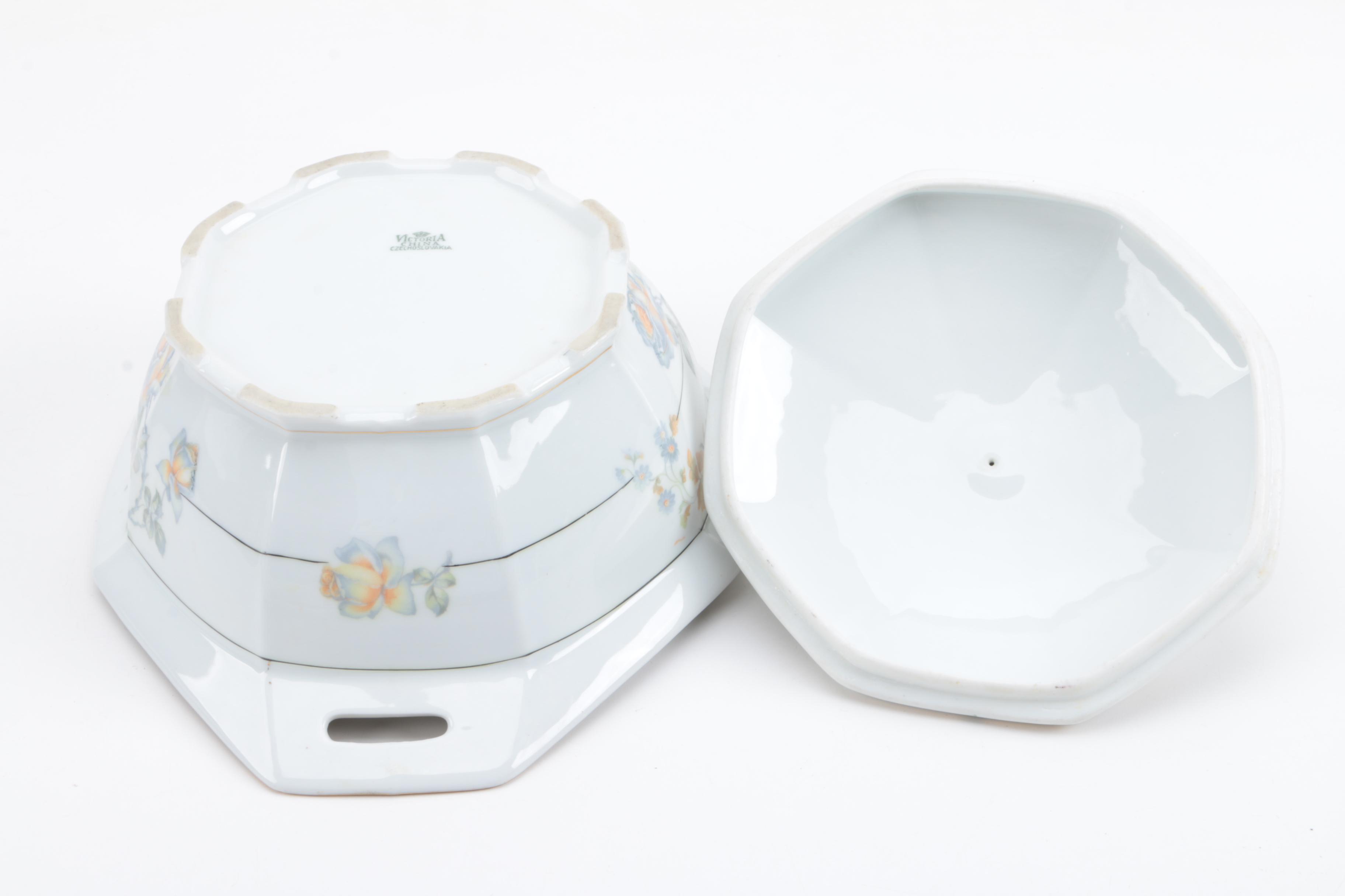 Vintage Victoria China Porcelain Tableware