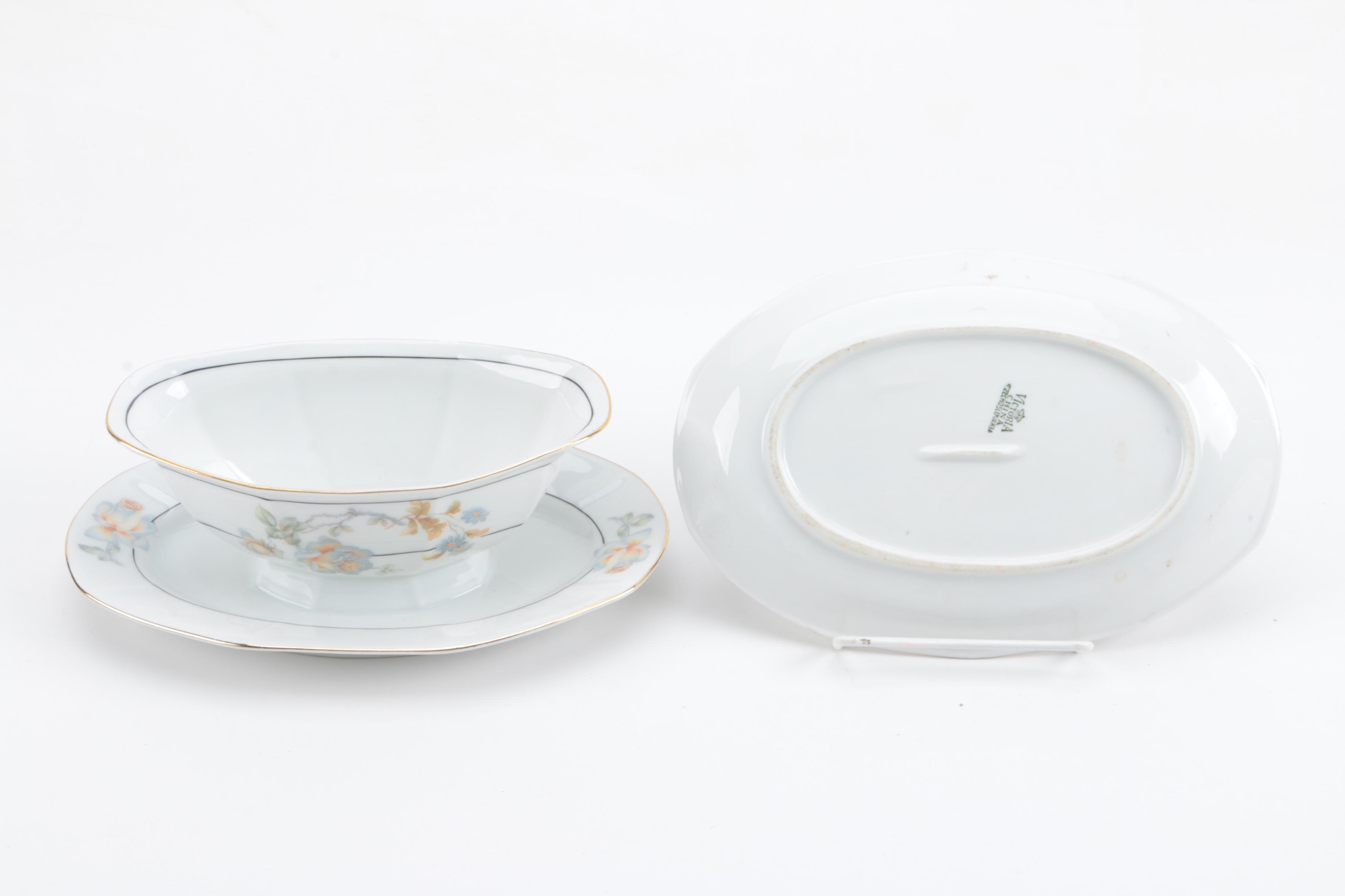 Vintage Victoria China Porcelain Tableware