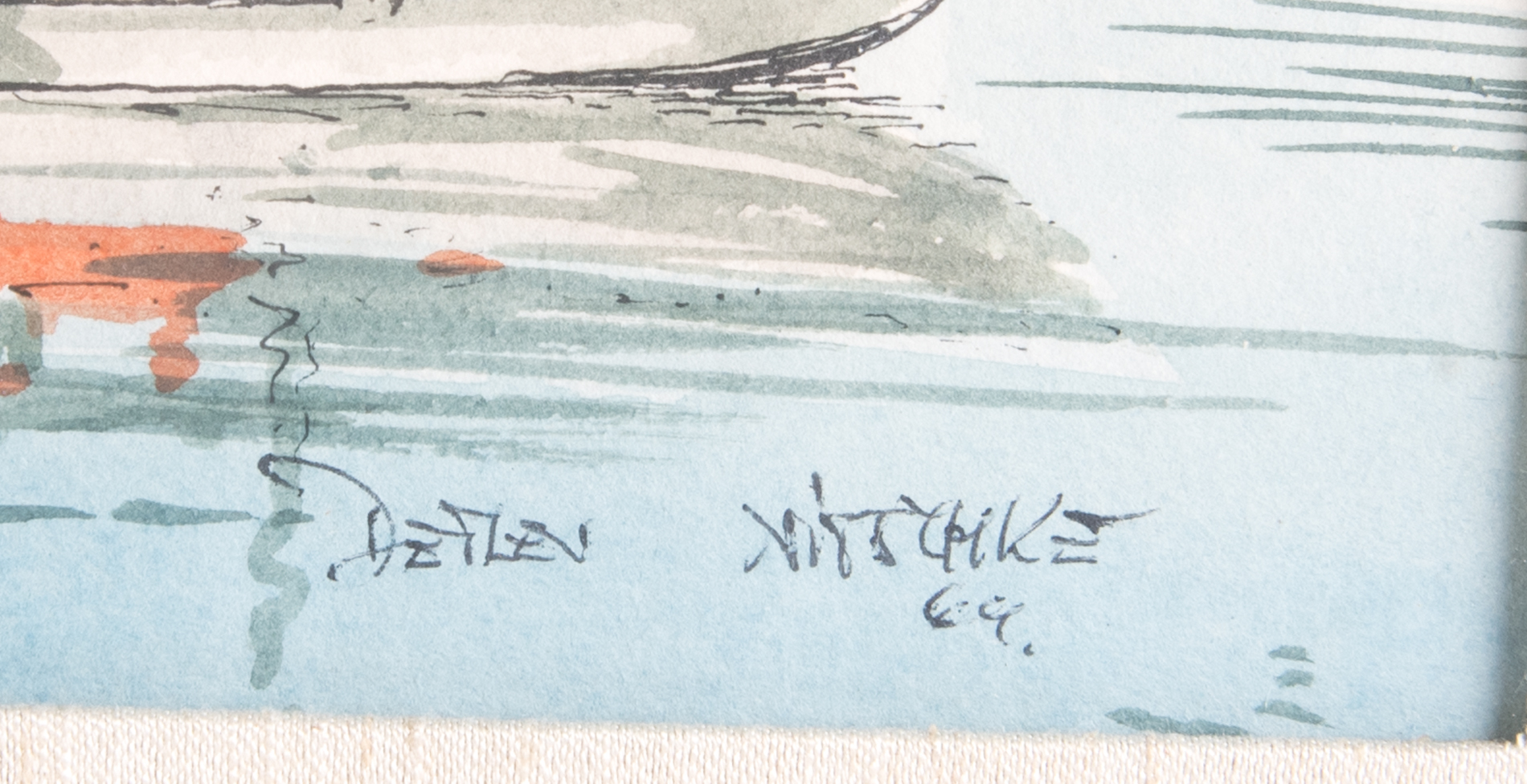 Detlev Nitschke Original Watercolors