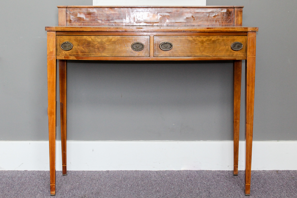 Vintage Hepplewhite Style Inlaid Mahogany Server