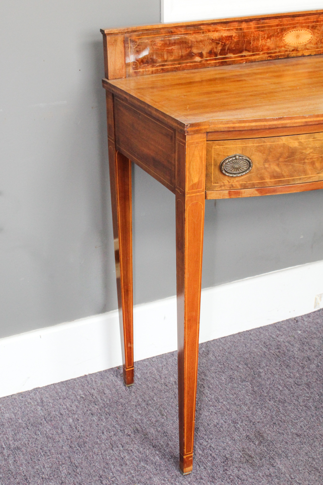 Vintage Hepplewhite Style Inlaid Mahogany Server
