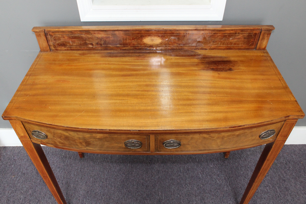 Vintage Hepplewhite Style Inlaid Mahogany Server