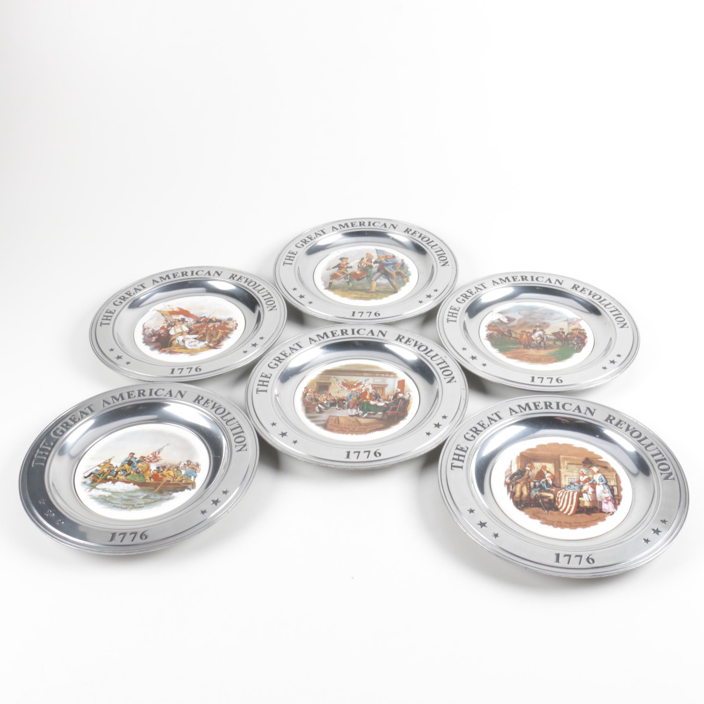 Williamsport Foundry Great American Revolution Pewter Plates