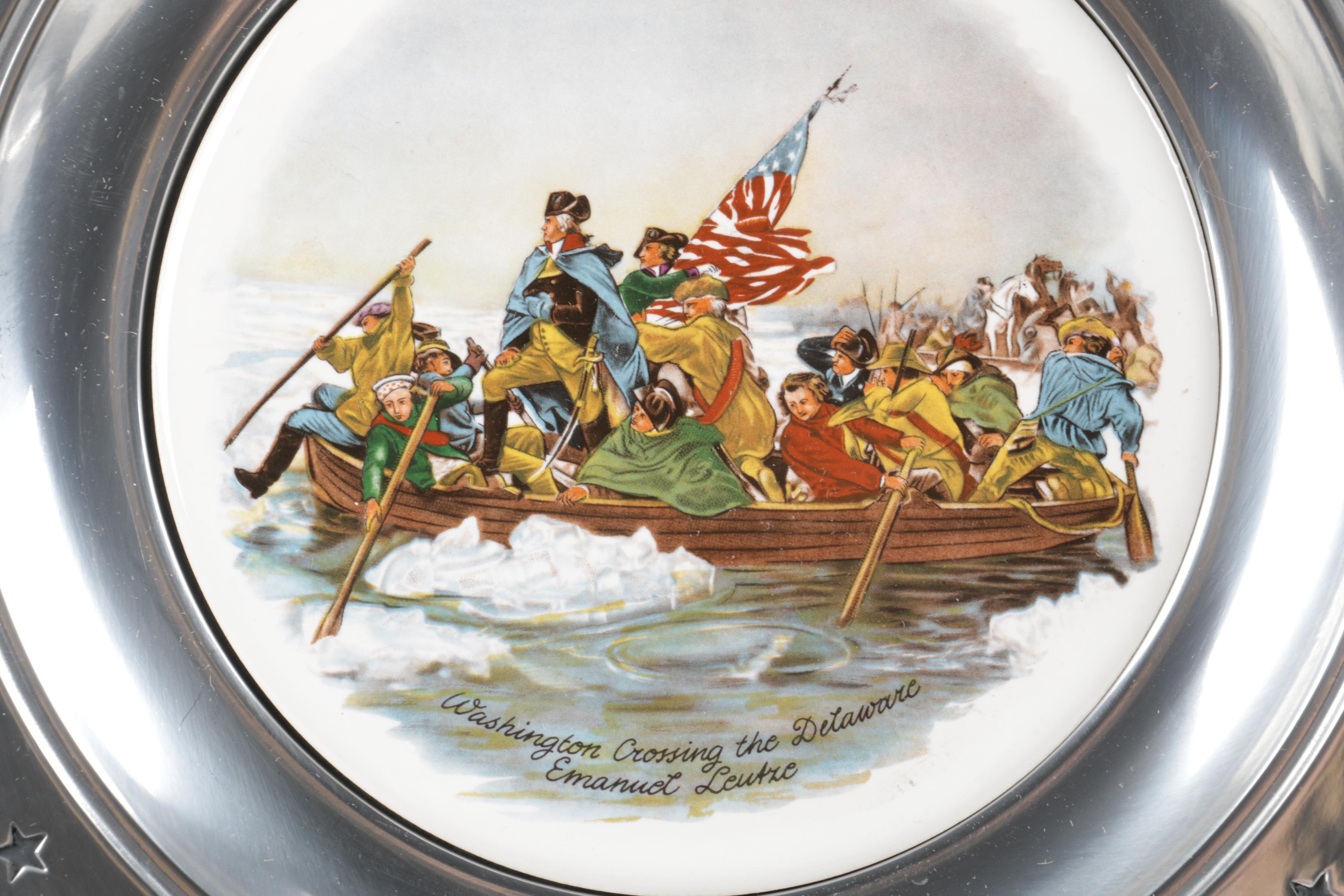 Williamsport Foundry Great American Revolution Pewter Plates