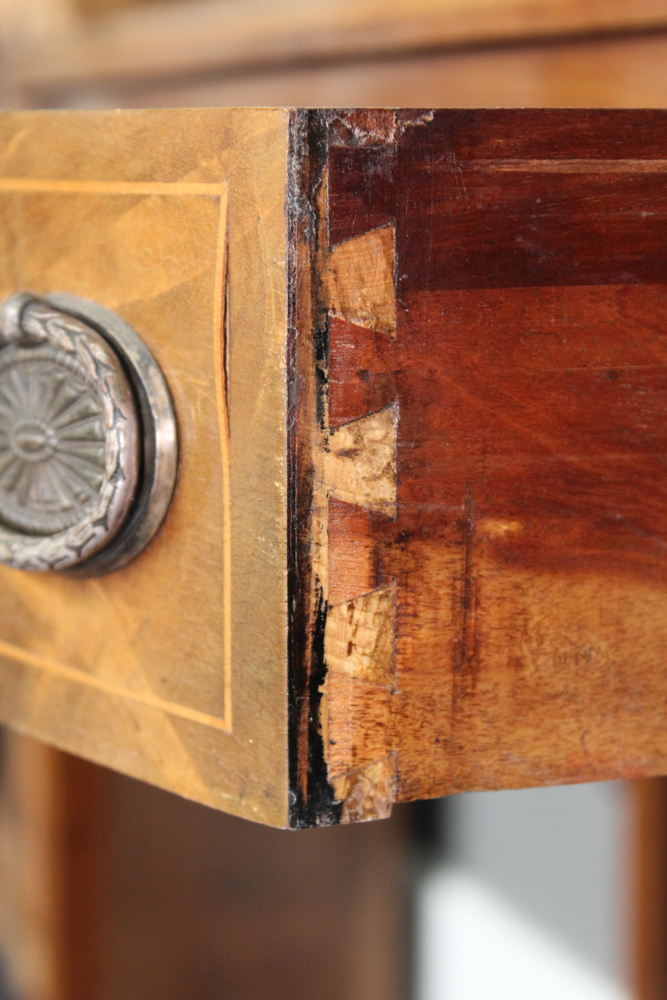 Vintage Hepplewhite Style Inlaid Mahogany Server