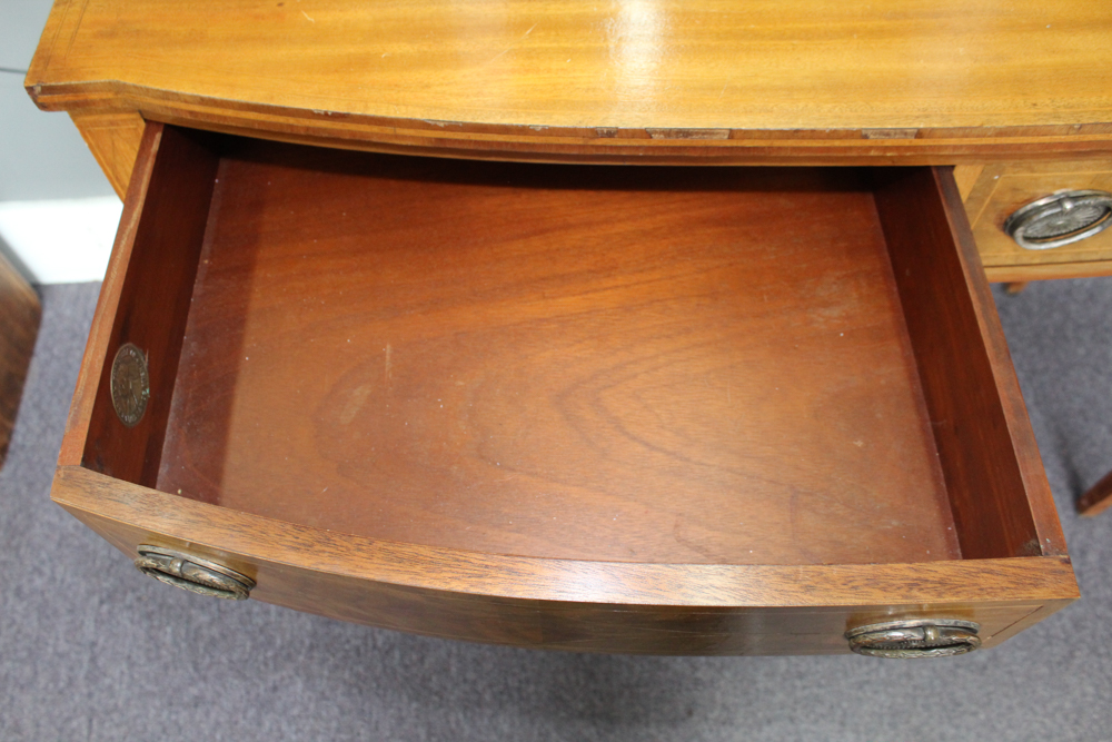 Vintage Hepplewhite Style Inlaid Mahogany Server