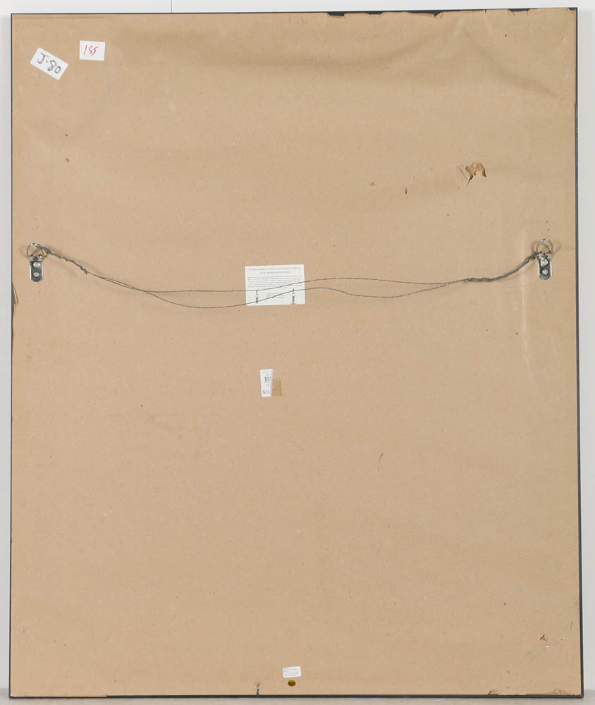 Offset Lithograph on Board After Betsy Brown "Evening in the Conservatory"