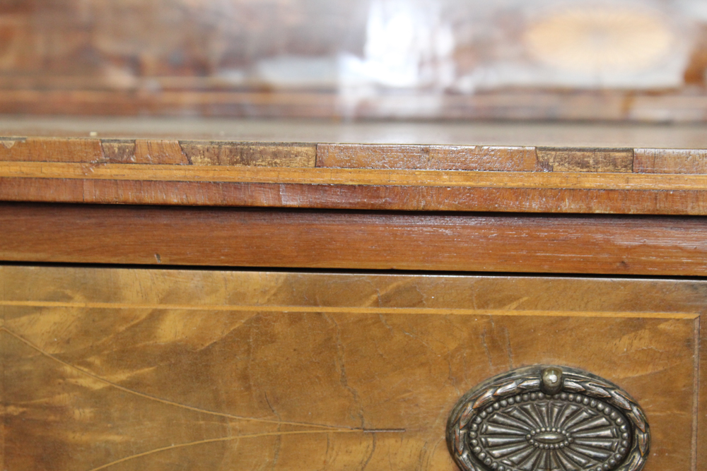 Vintage Hepplewhite Style Inlaid Mahogany Server