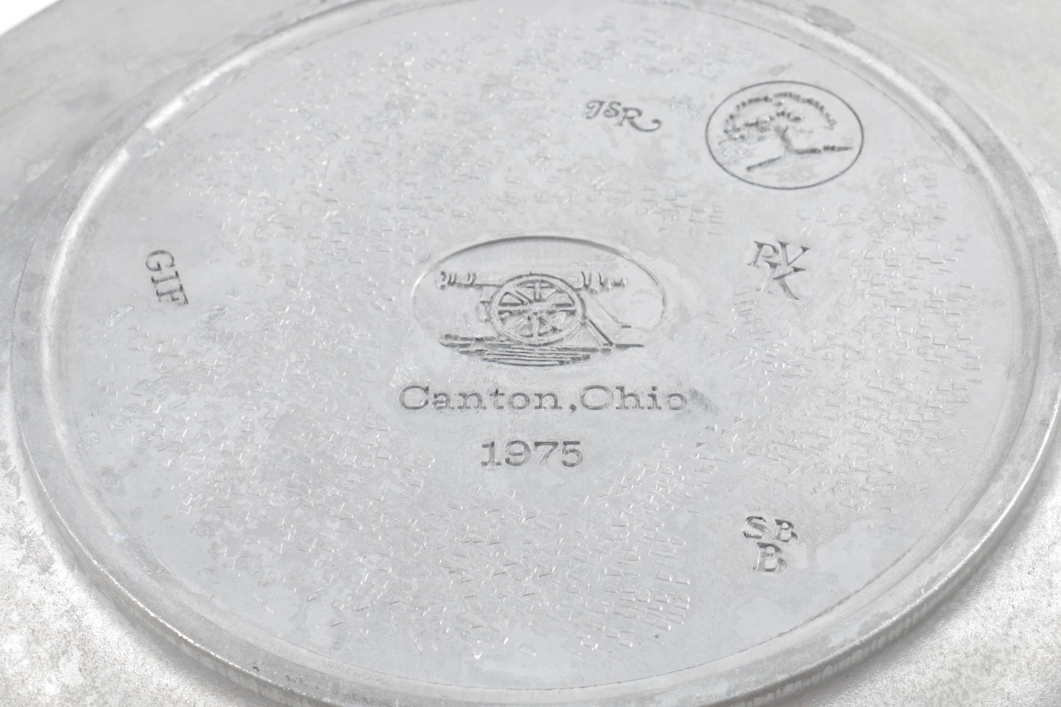 Williamsport Foundry Great American Revolution Pewter Plates