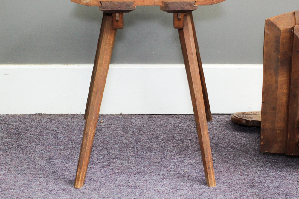 Antique South German Beech Fratzenstühle