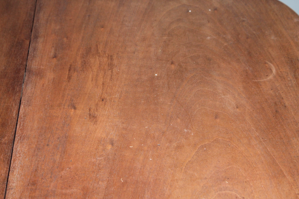 Antique Game Table with Hidden Drawer