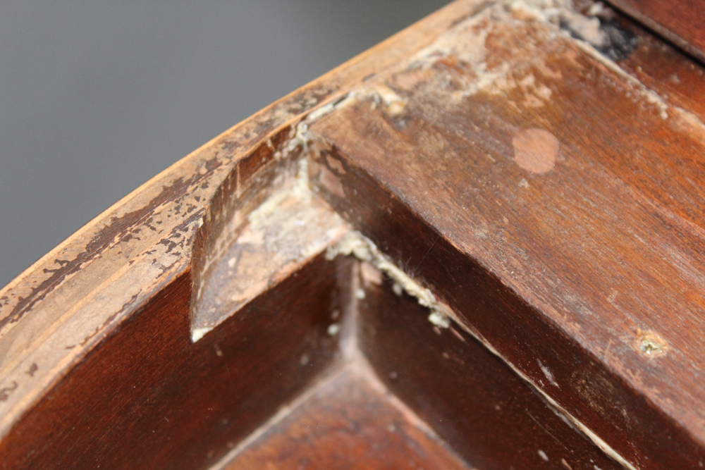 Antique Game Table with Hidden Drawer