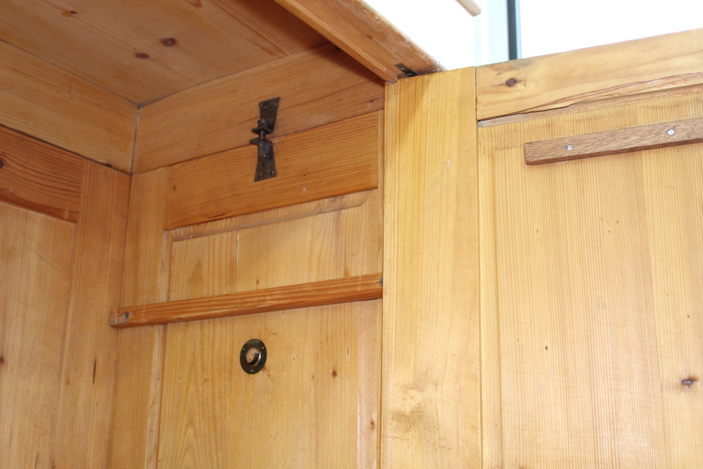 Antique Pine Knockdown Wardrobe