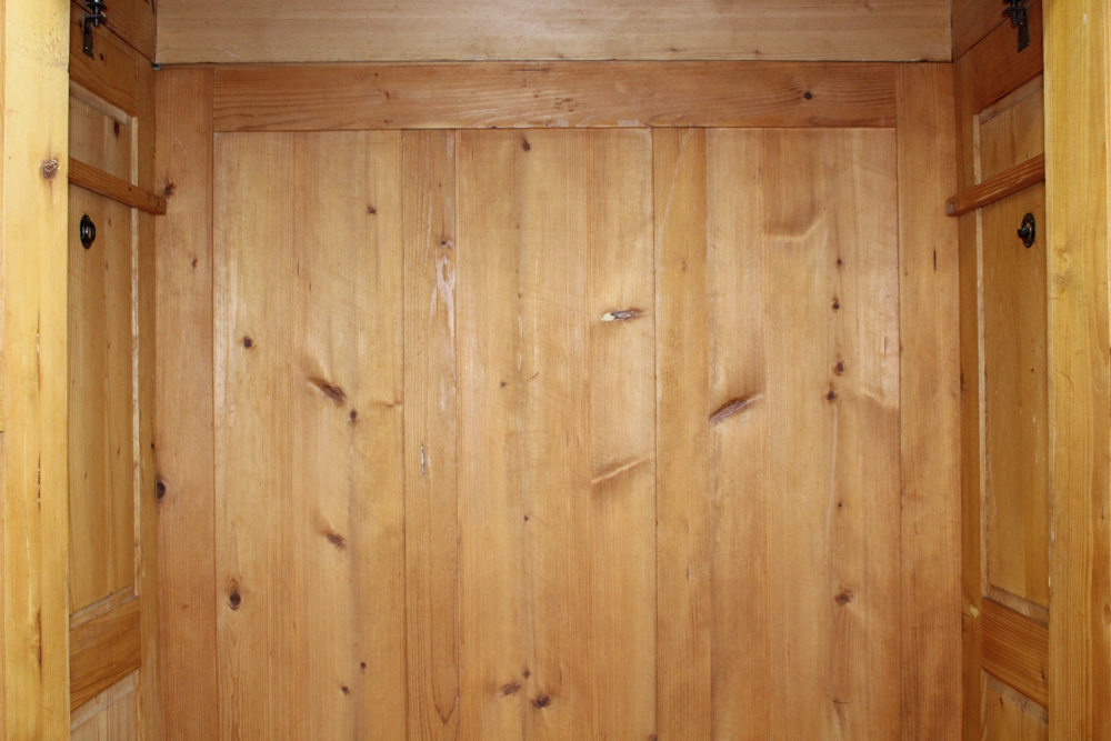 Antique Pine Knockdown Wardrobe