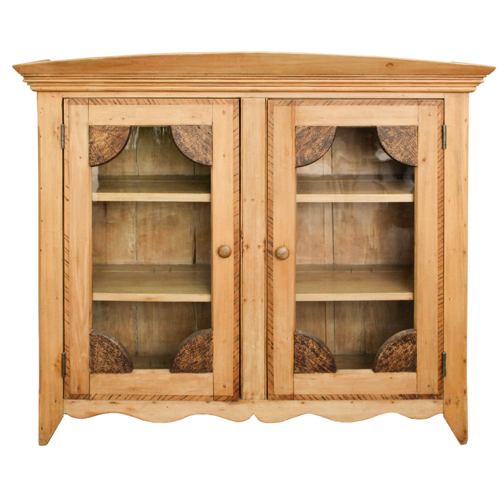 Antique American Poplar Cabinet