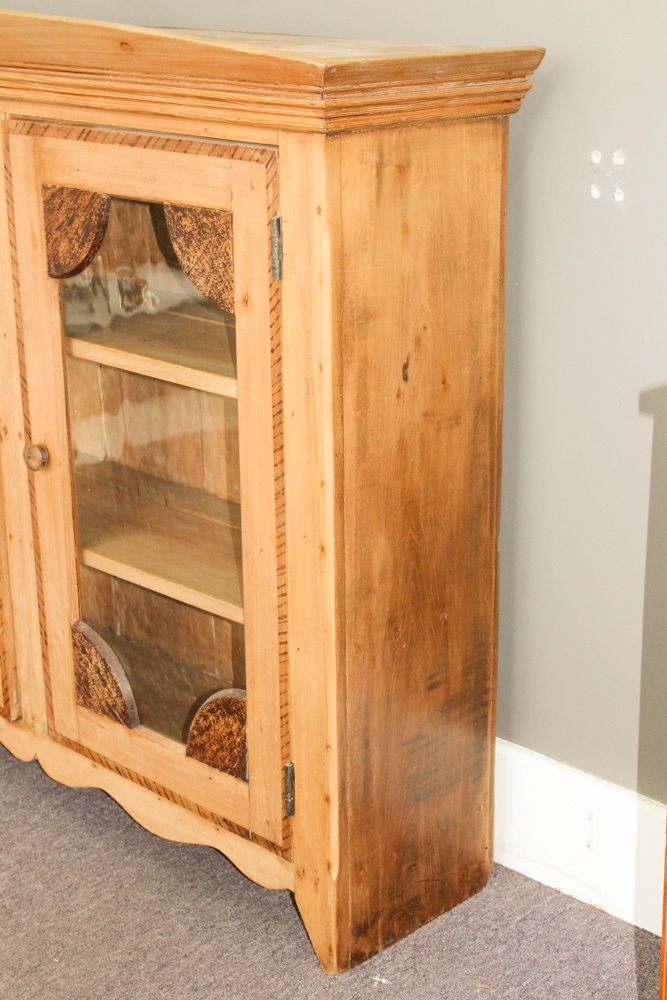 Antique American Poplar Cabinet