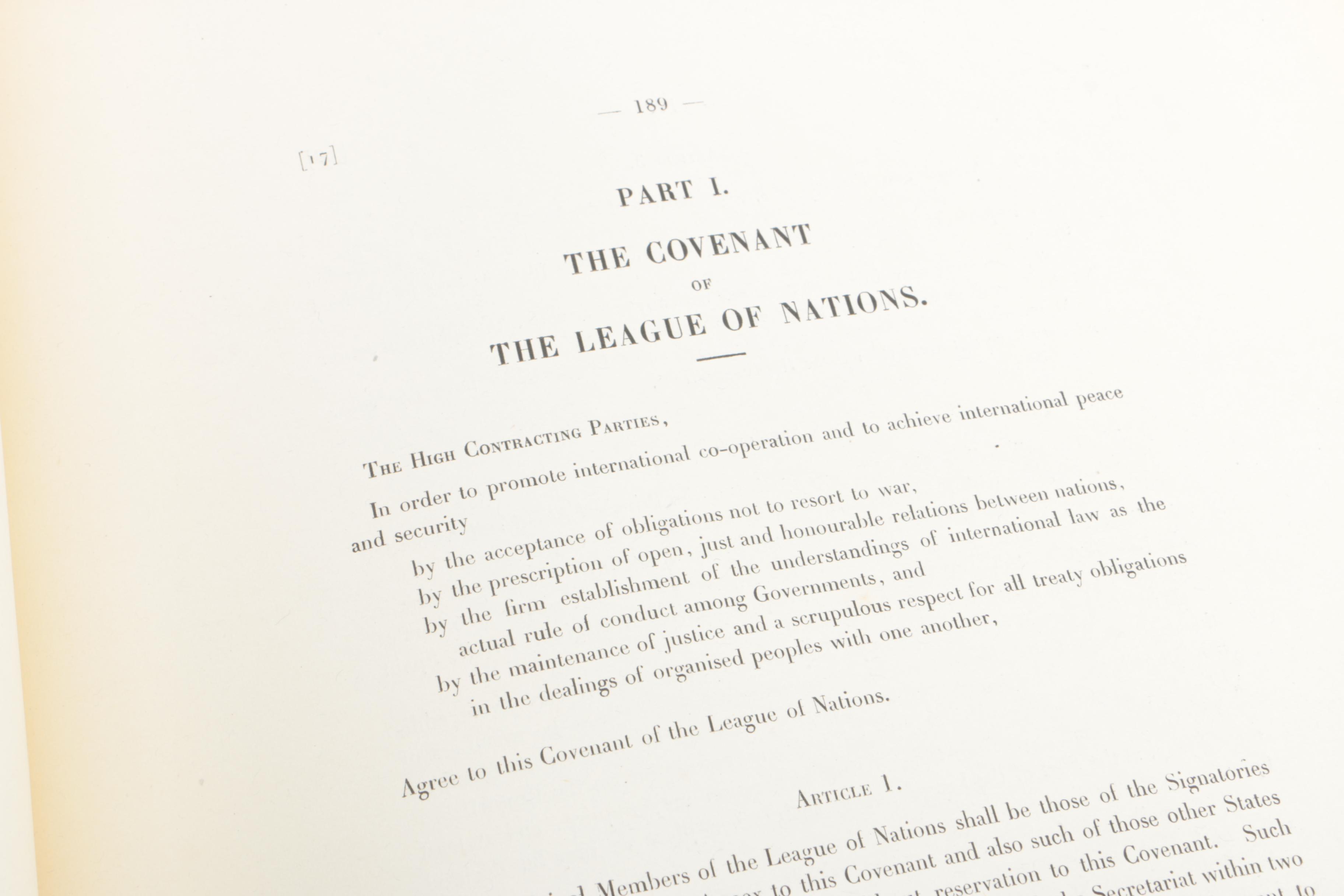 Copy of the Treaty of Saint-Germain-en-Laye