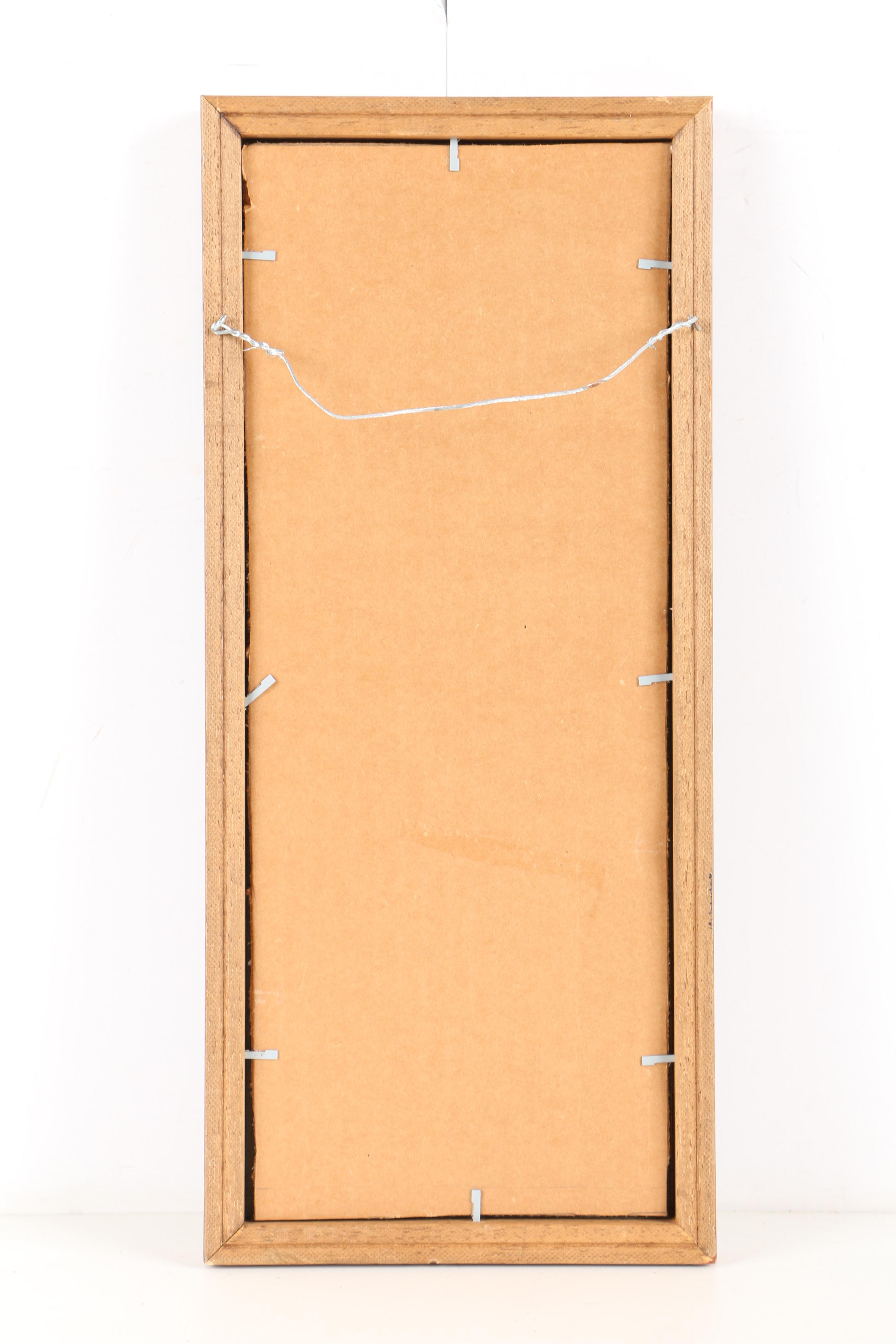 Vintage Mechanical Print on Paper of Charles Lindbergh "Spirit of St. Louis"