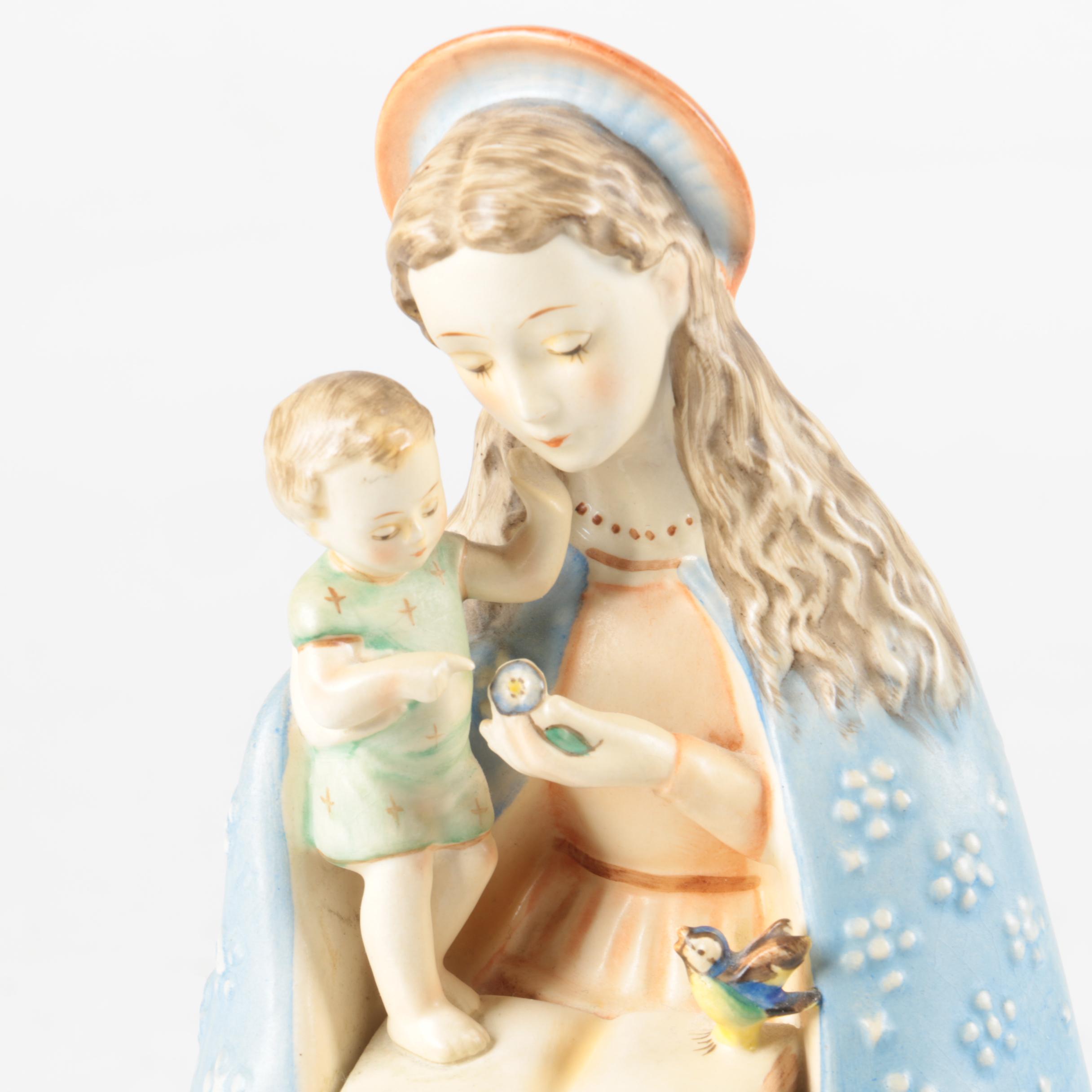 Vintage Hummel "Flower Madonna with Child" Figurine