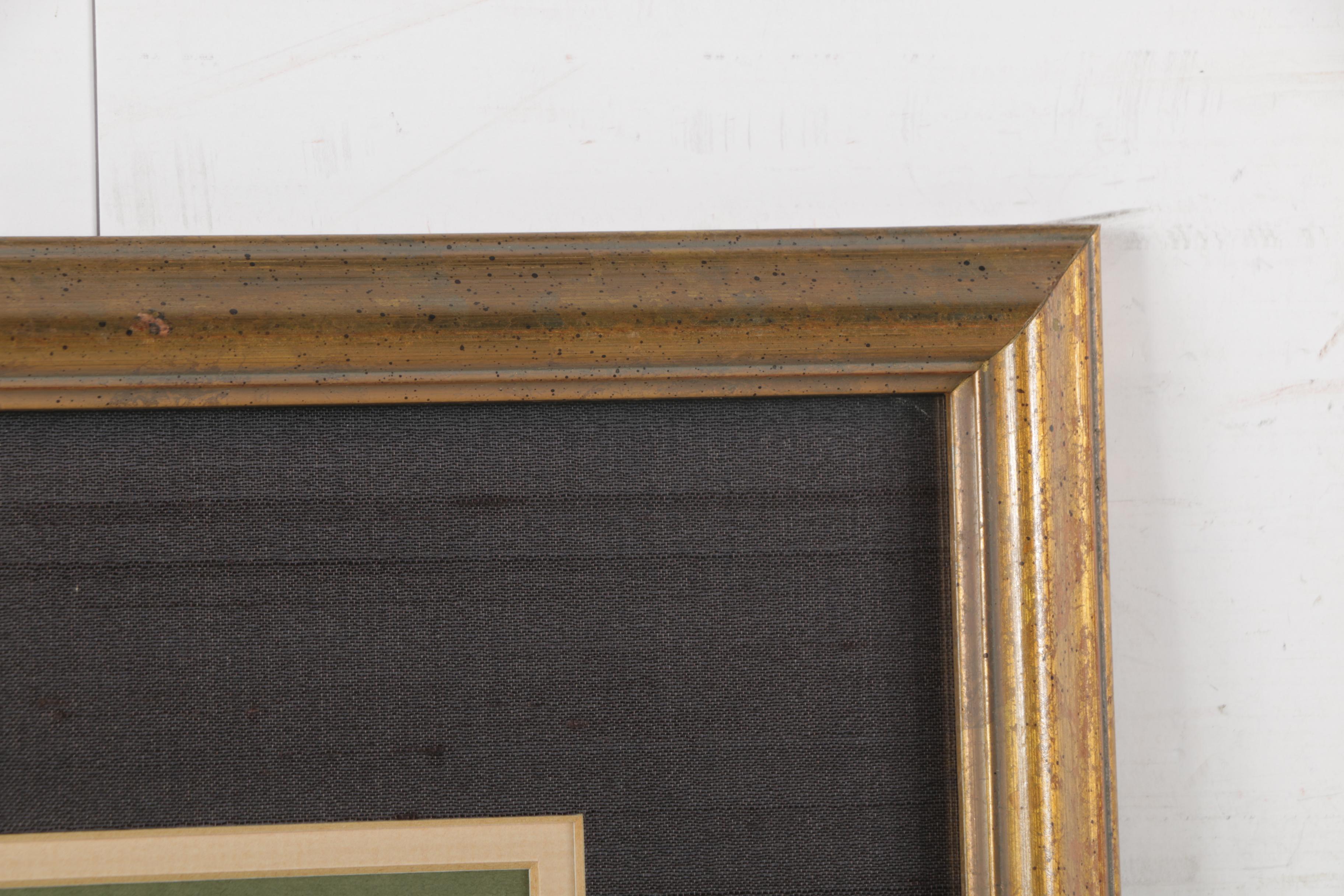 Mechanical Prints on Paper of Floral Bouquets