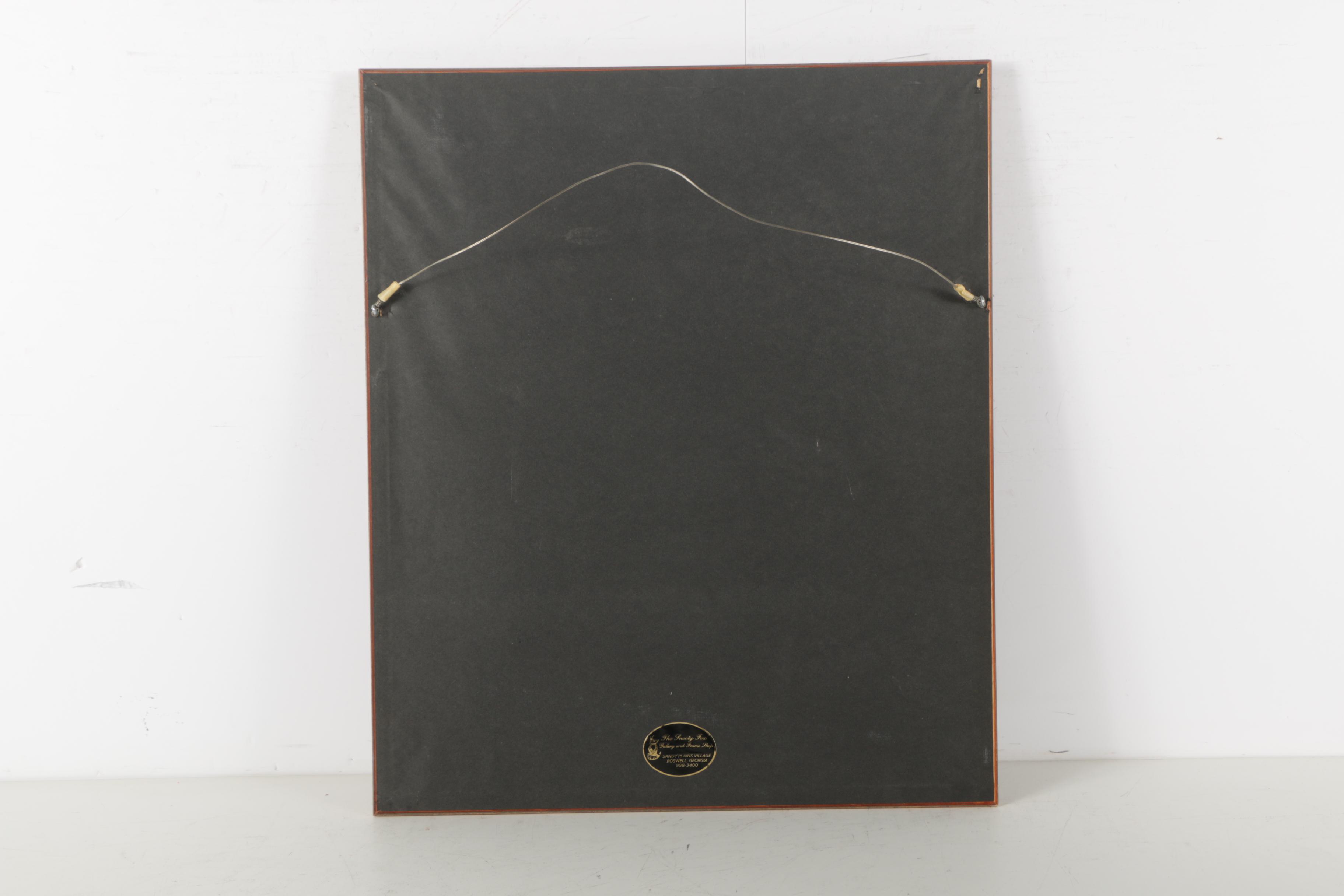 Mechanical Prints on Paper of Floral Bouquets