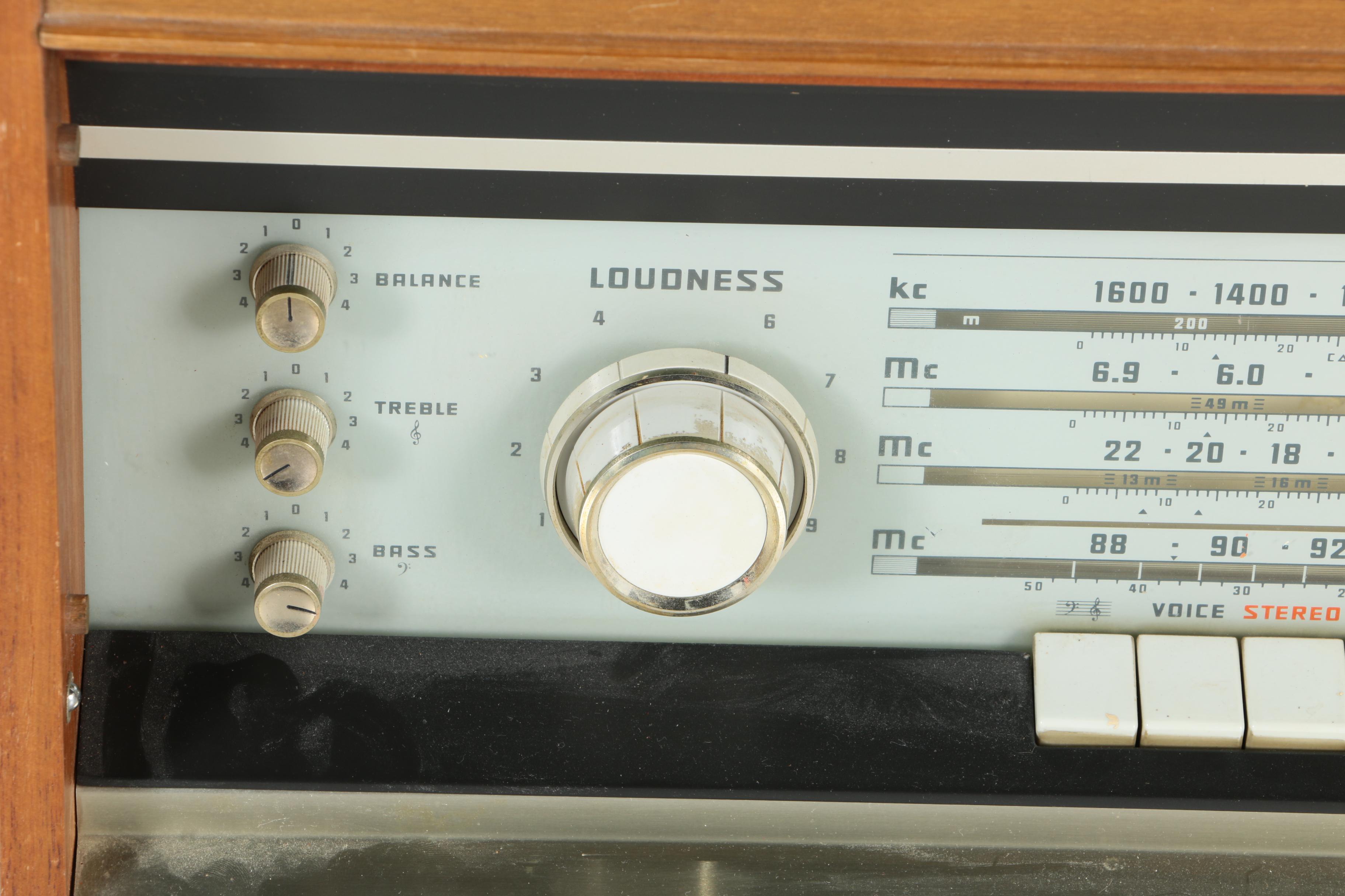 Telefunken De Luxe Record Player and Opus 5550 MX Receiver