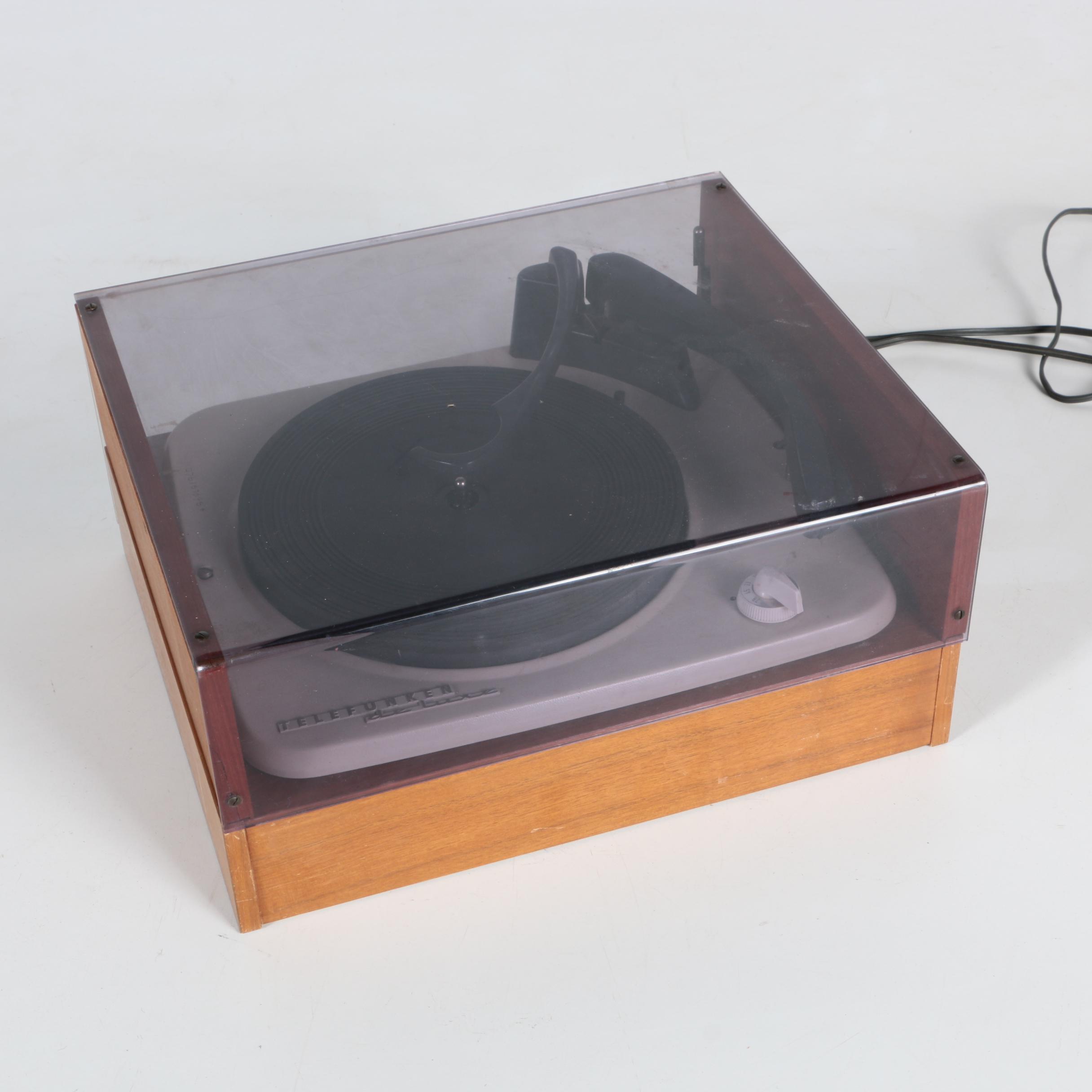 Telefunken De Luxe Record Player and Opus 5550 MX Receiver