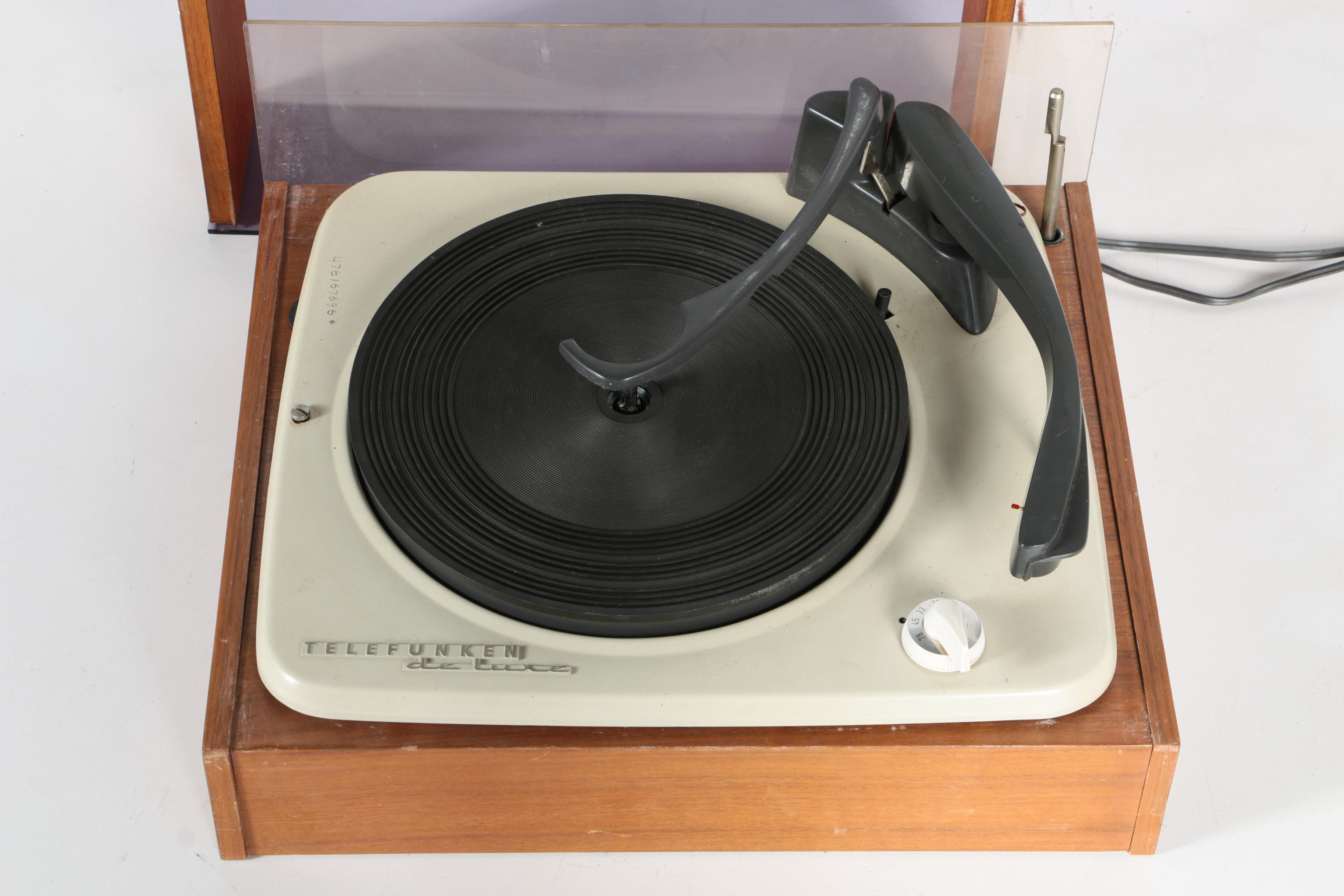 Telefunken De Luxe Record Player and Opus 5550 MX Receiver