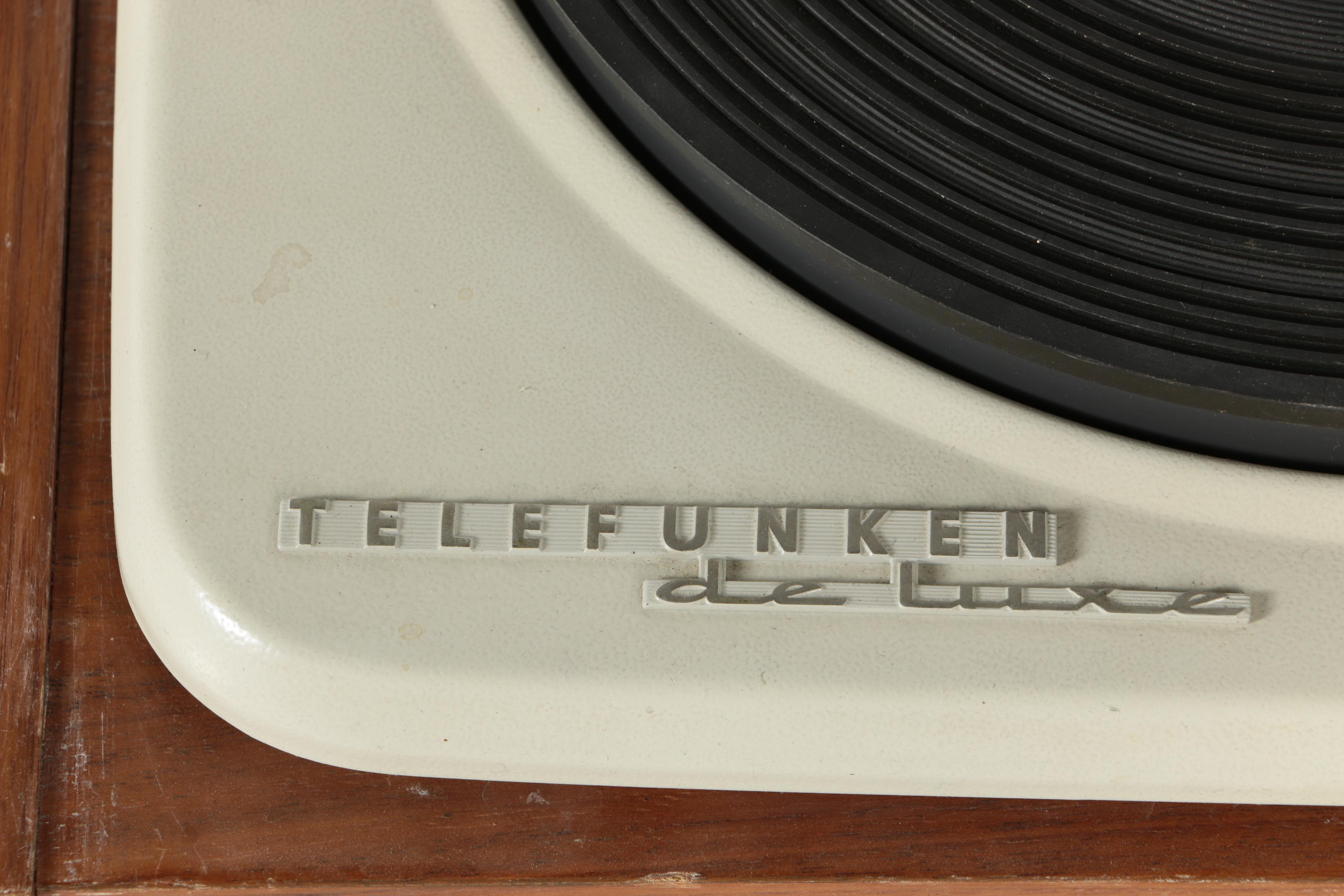 Telefunken De Luxe Record Player and Opus 5550 MX Receiver