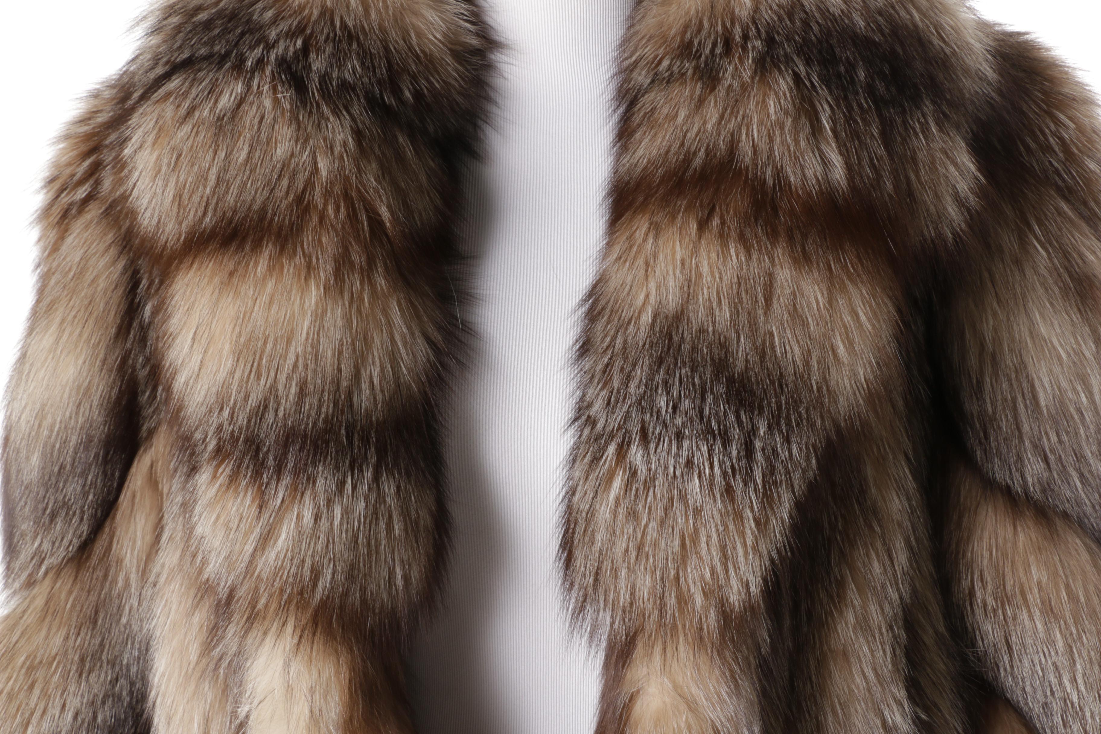 Women's Okean Furriers Fox Fur Coat