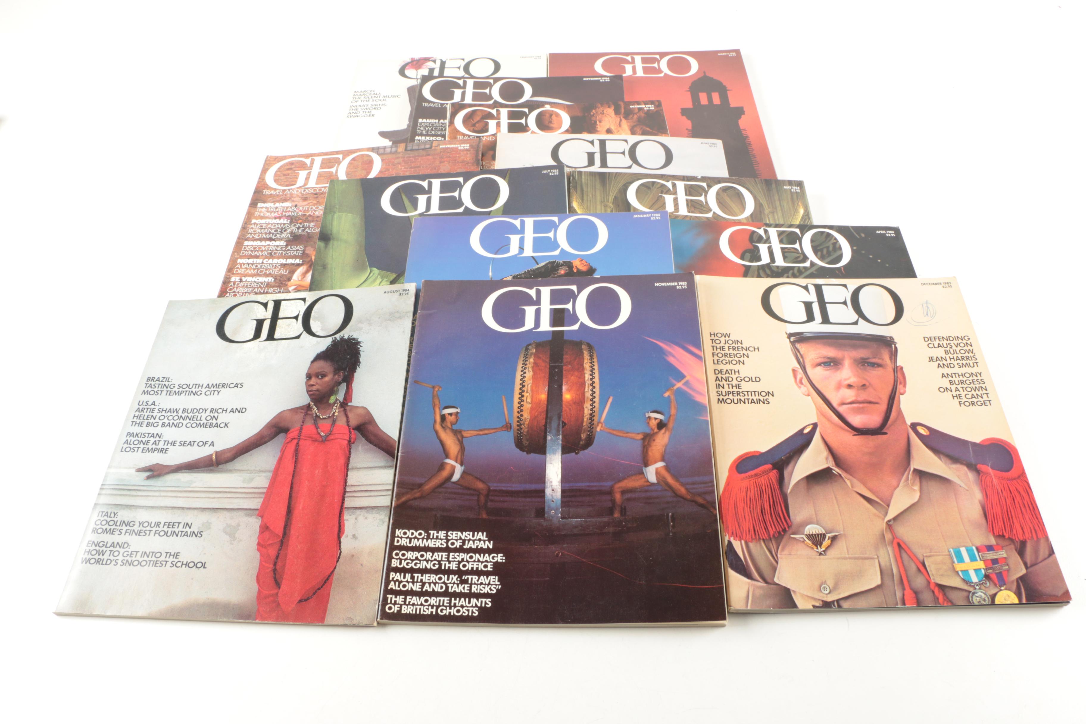 "National Geographic" and "Geo" Magazines