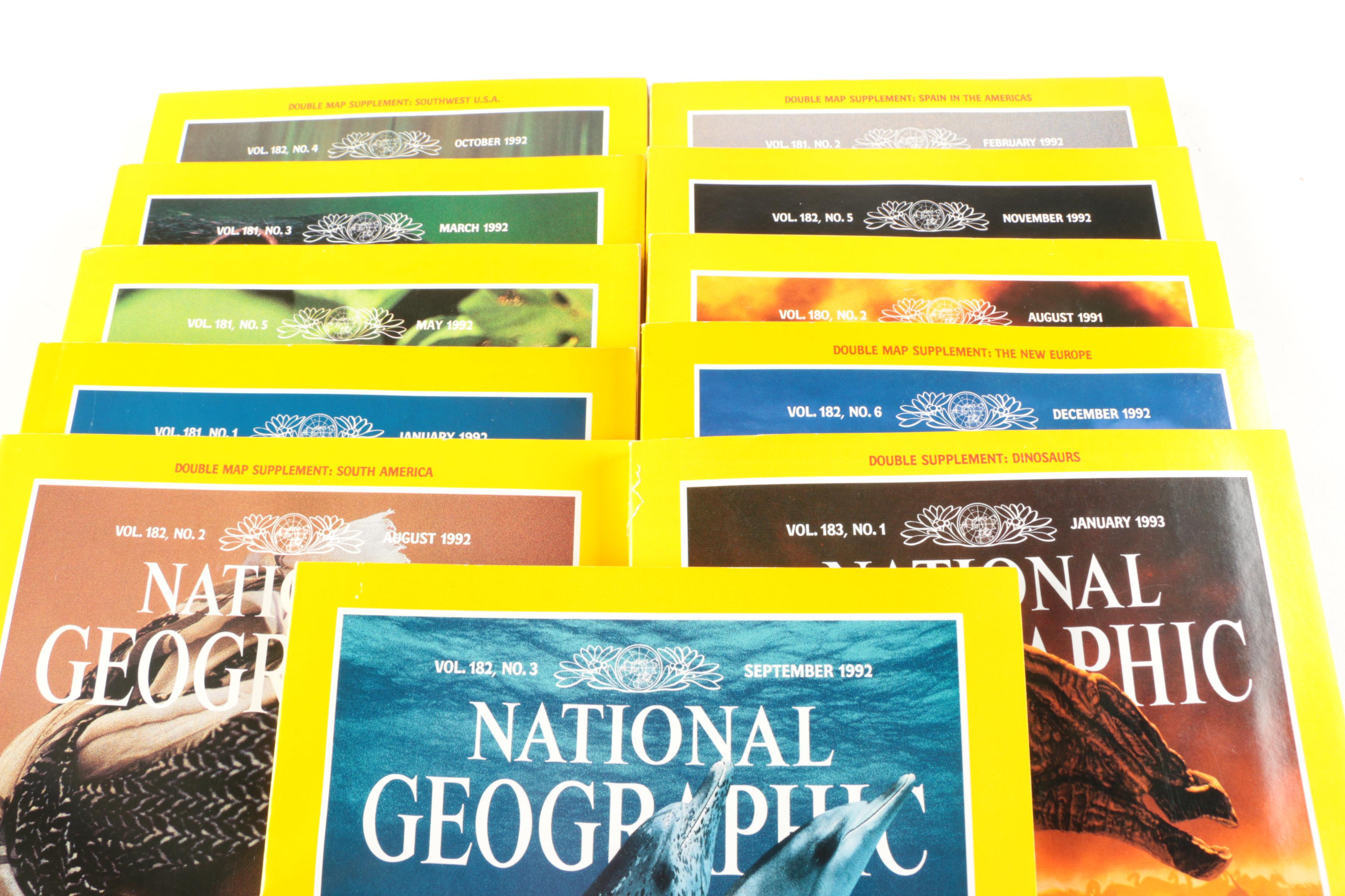 "National Geographic" and "Geo" Magazines