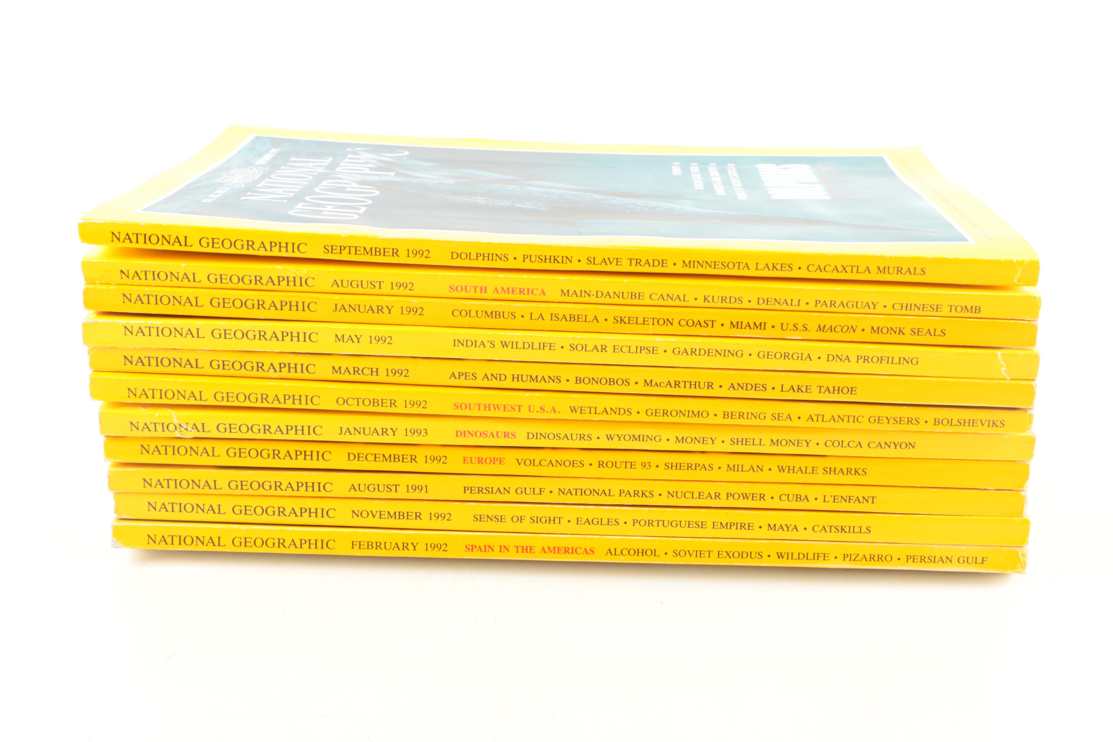 "National Geographic" and "Geo" Magazines