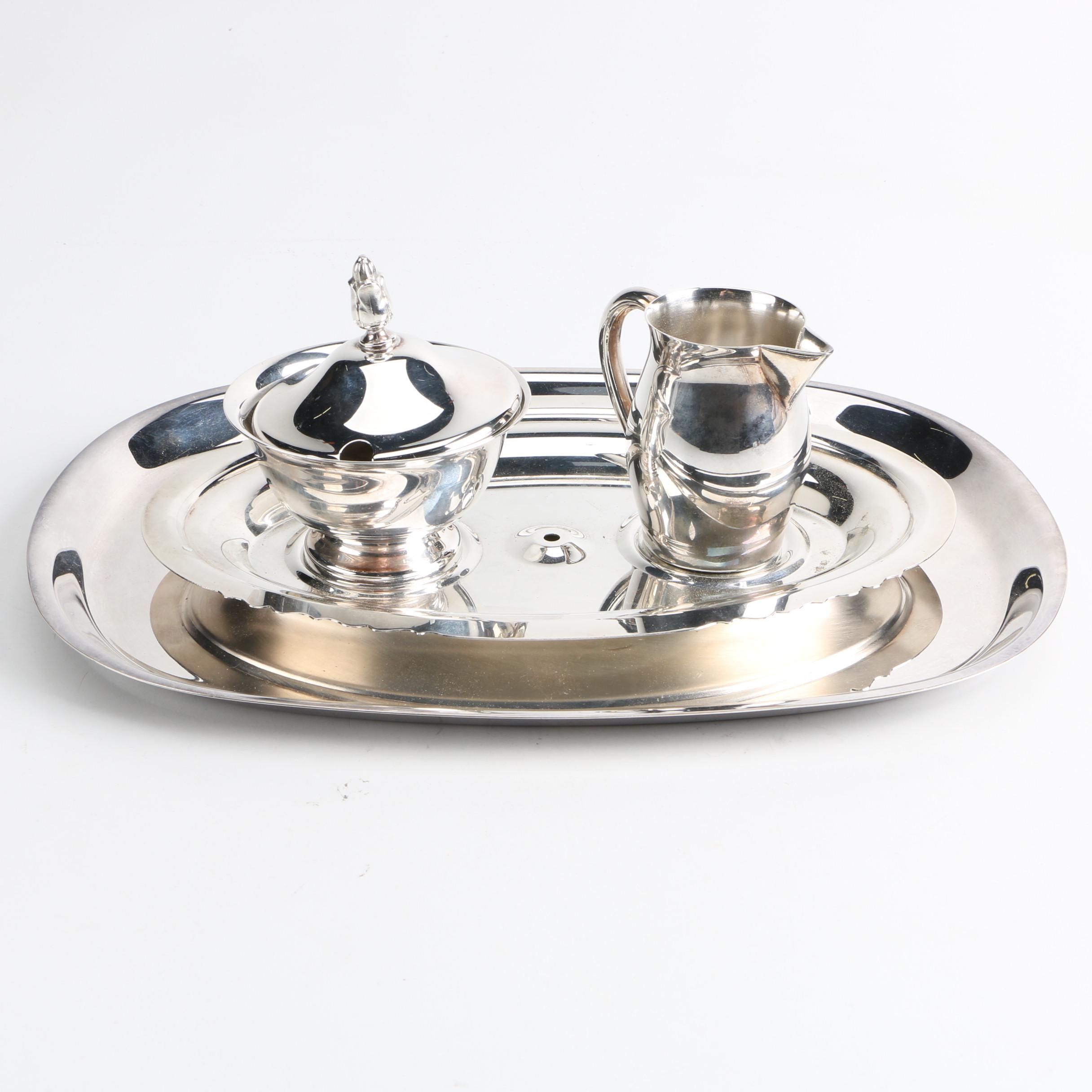 Silver-Plated Paul Revere Reproduction Serving Ware Including Reed & Barton