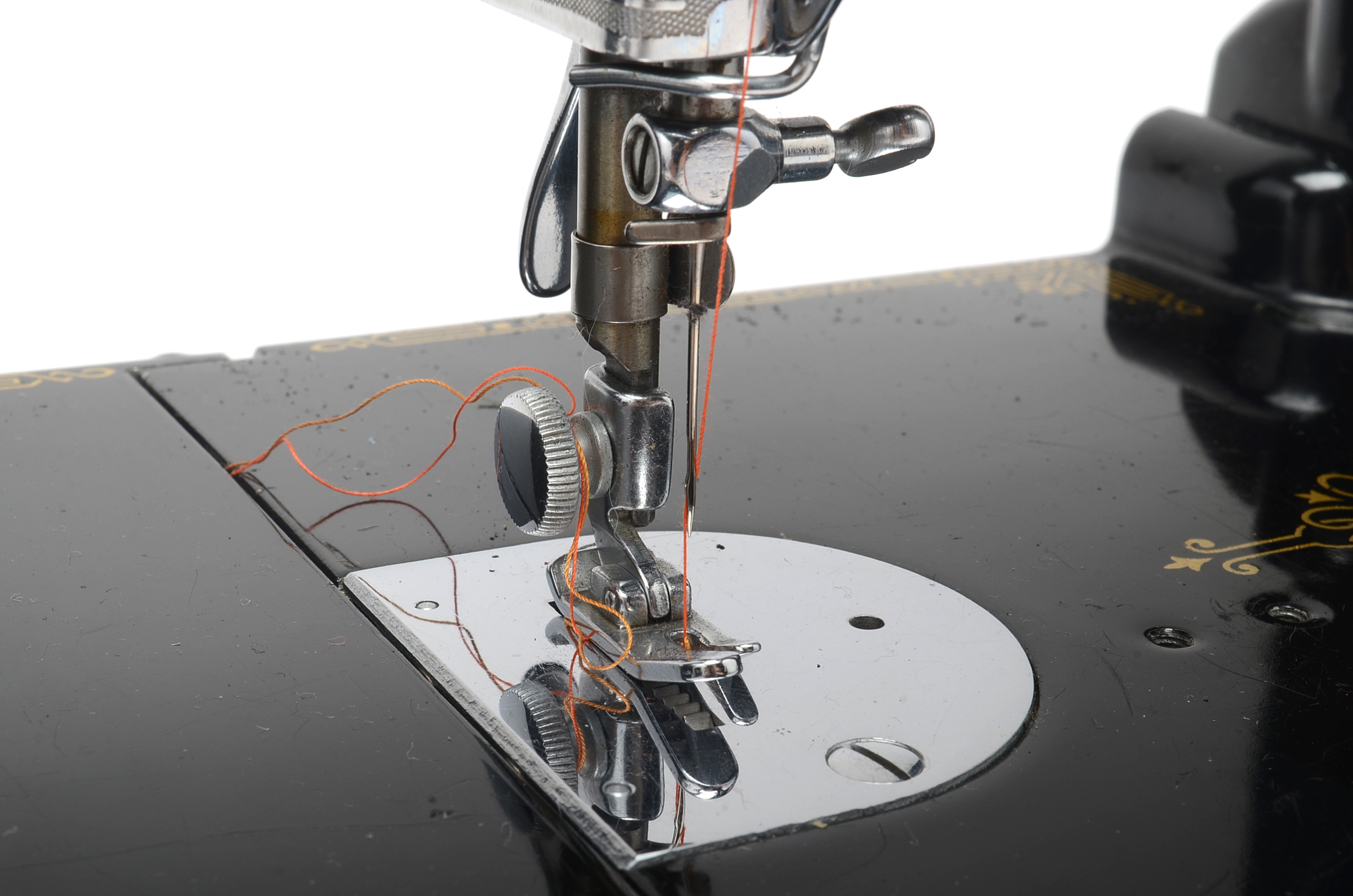 Vintage Singer 221 Sewing Machine and Case