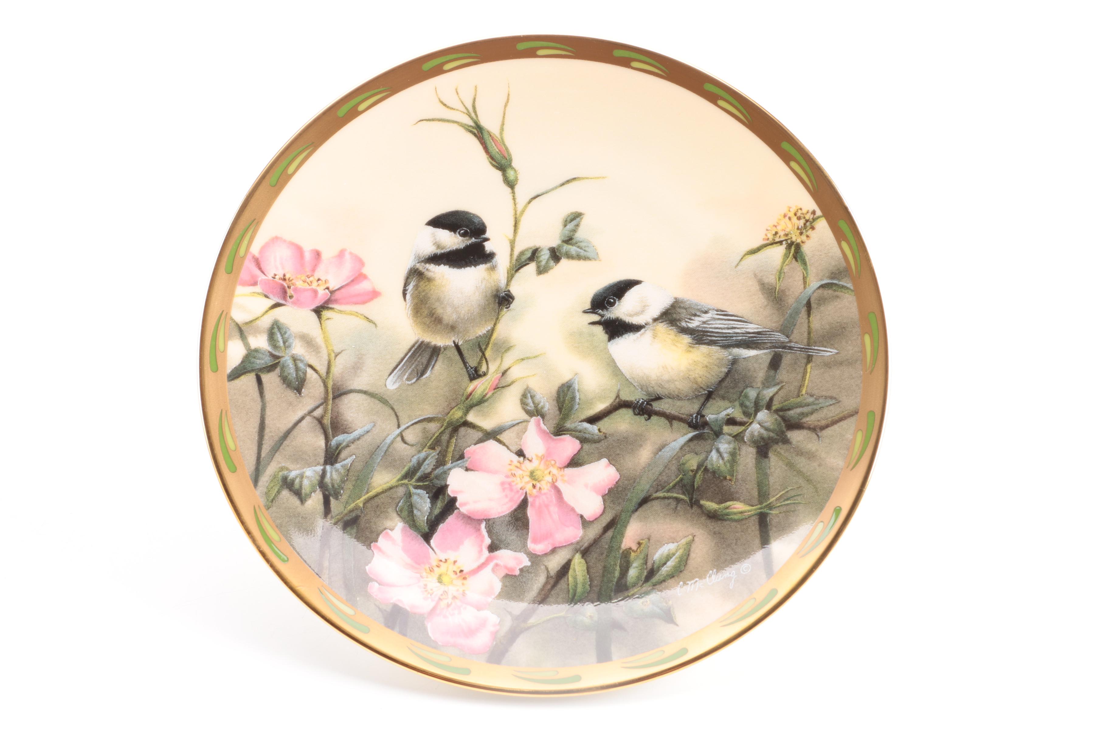 Lenox "Nature's Collage" Plates and "Birds of the Garden" Plate Collections