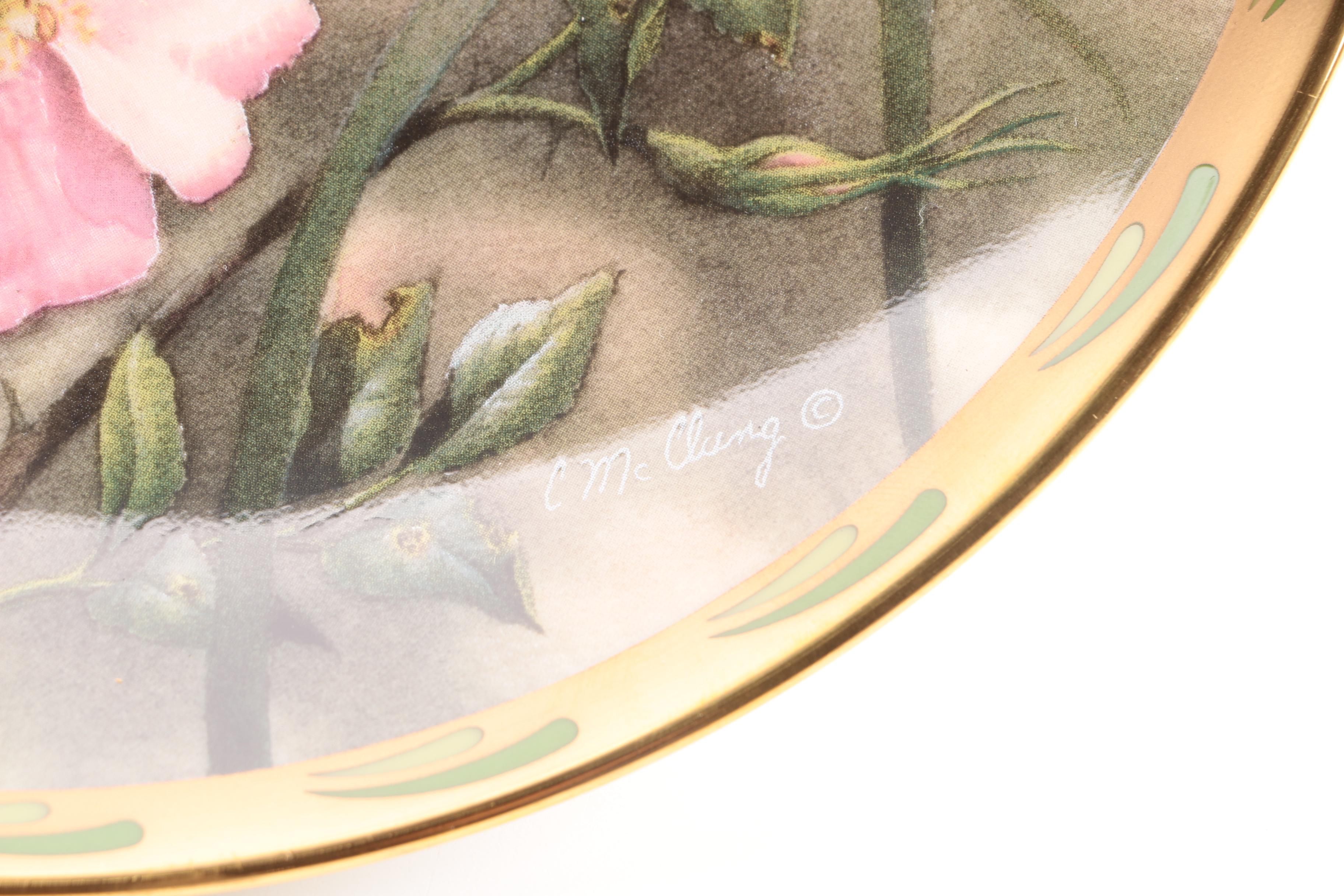 Lenox "Nature's Collage" Plates and "Birds of the Garden" Plate Collections