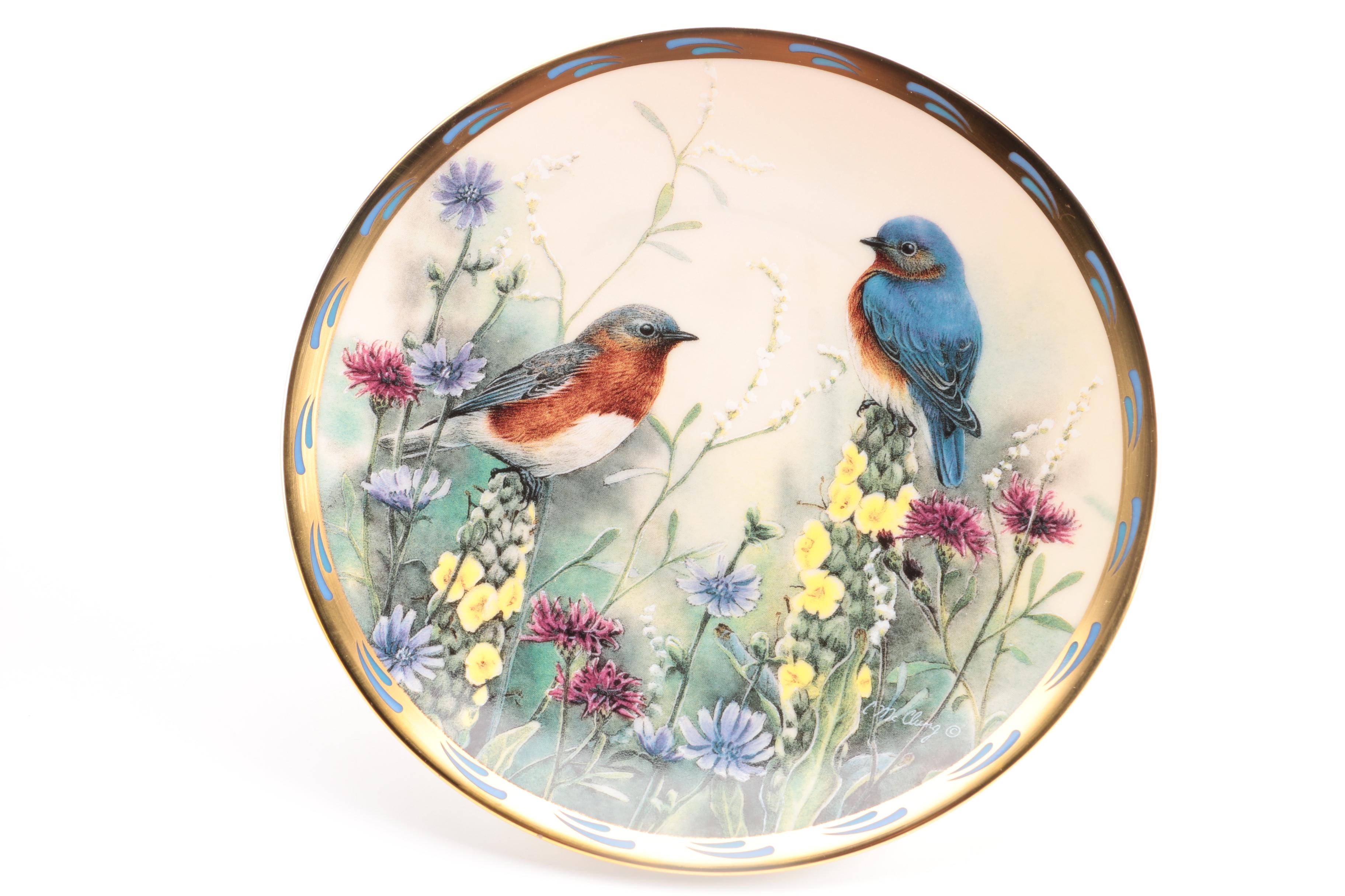 Lenox "Nature's Collage" Plates and "Birds of the Garden" Plate Collections