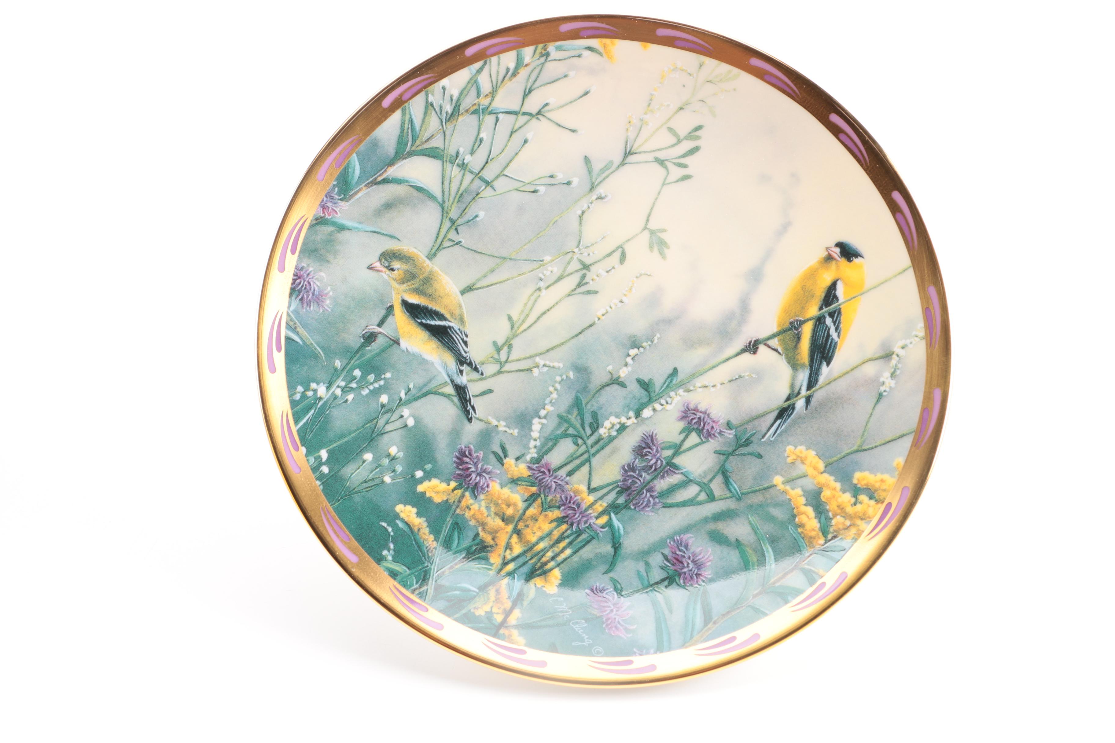 Lenox "Nature's Collage" Plates and "Birds of the Garden" Plate Collections