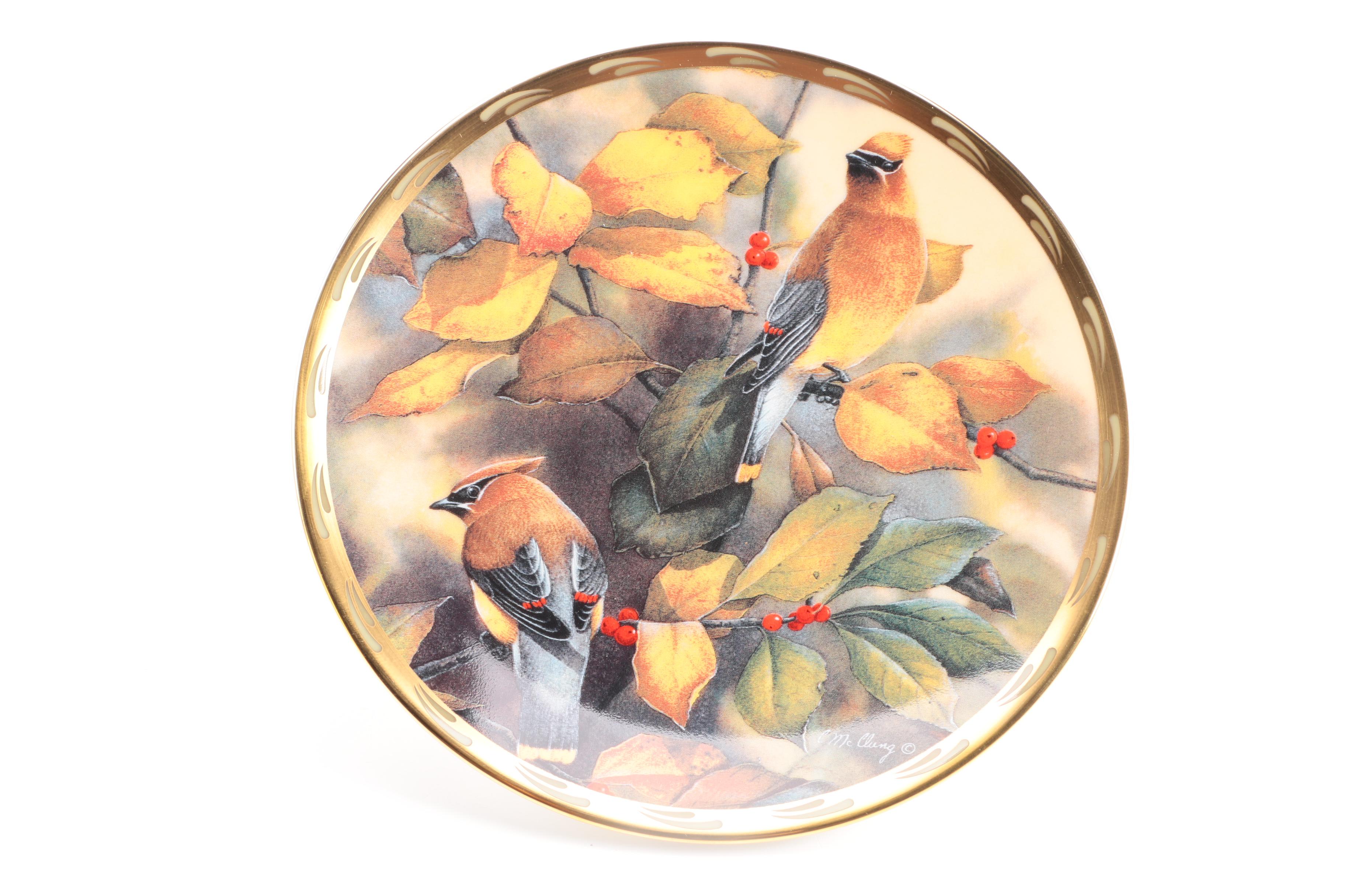 Lenox "Nature's Collage" Plates and "Birds of the Garden" Plate Collections