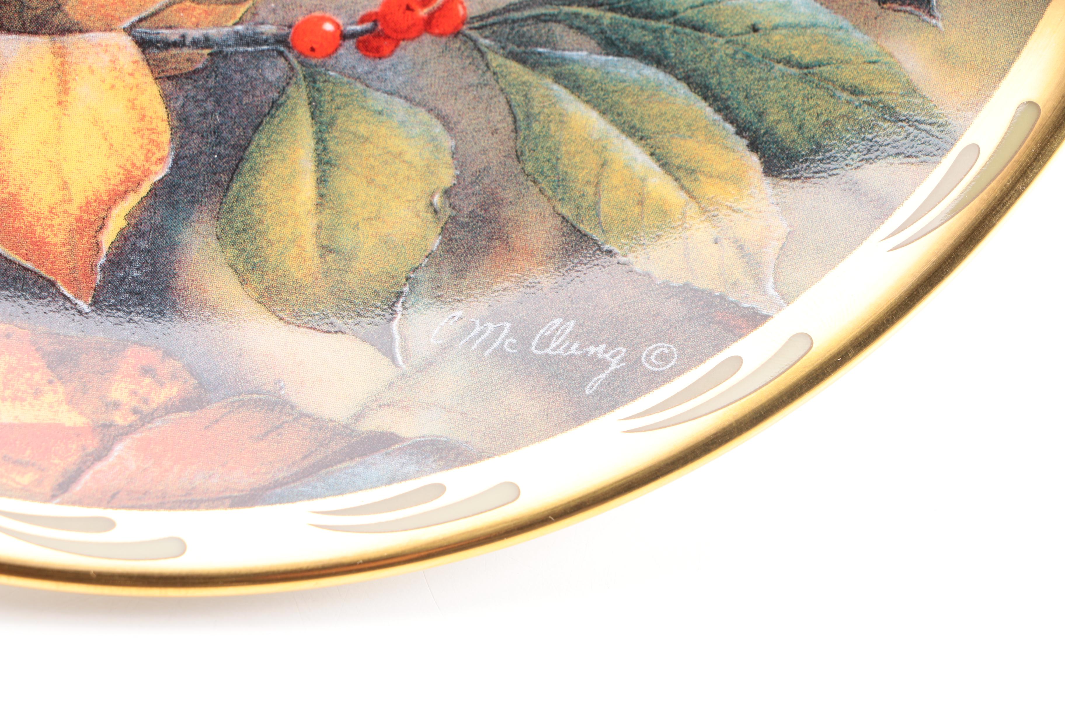 Lenox "Nature's Collage" Plates and "Birds of the Garden" Plate Collections