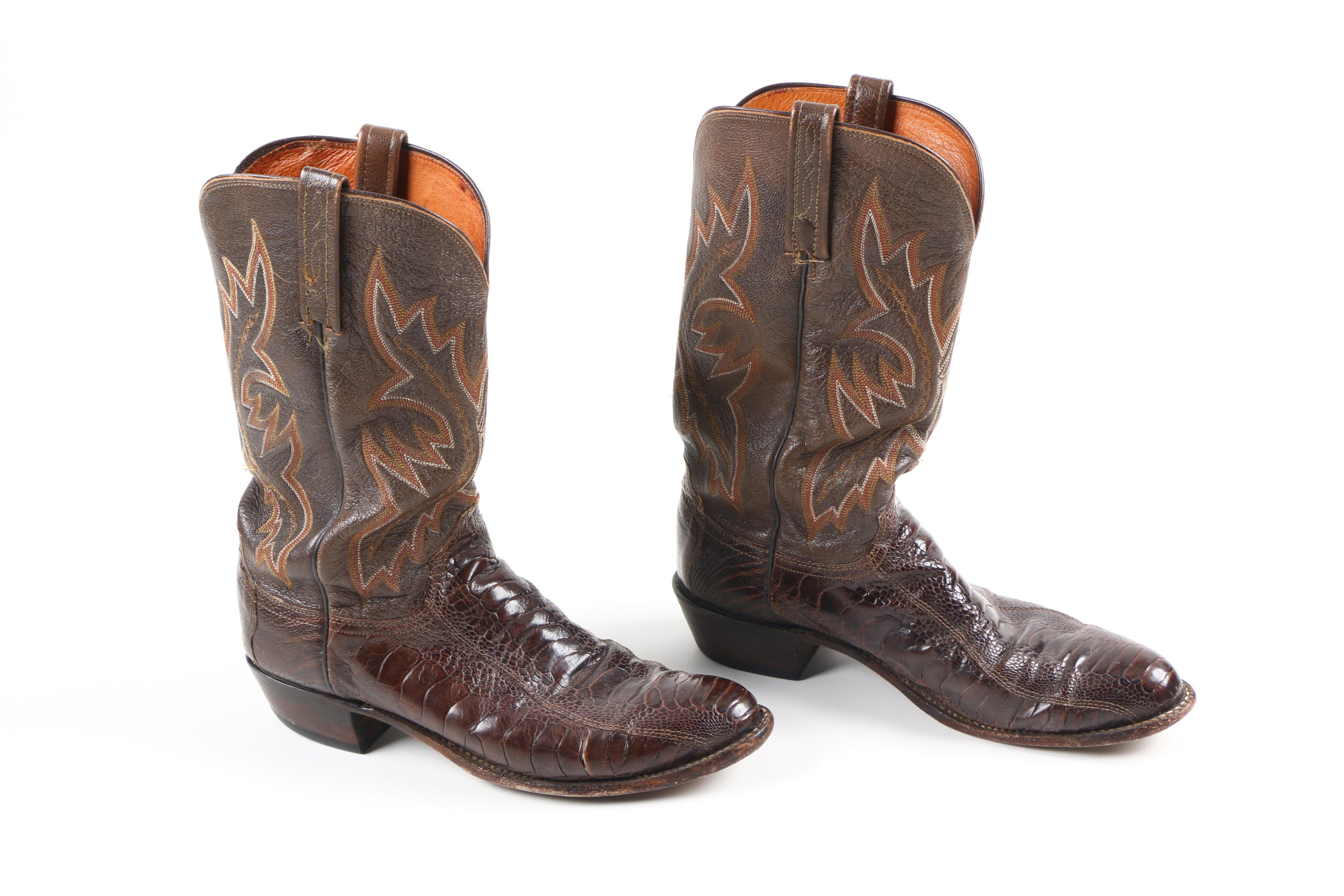 1883 by Lucchese Men's Brown Leather Cowboy Boots